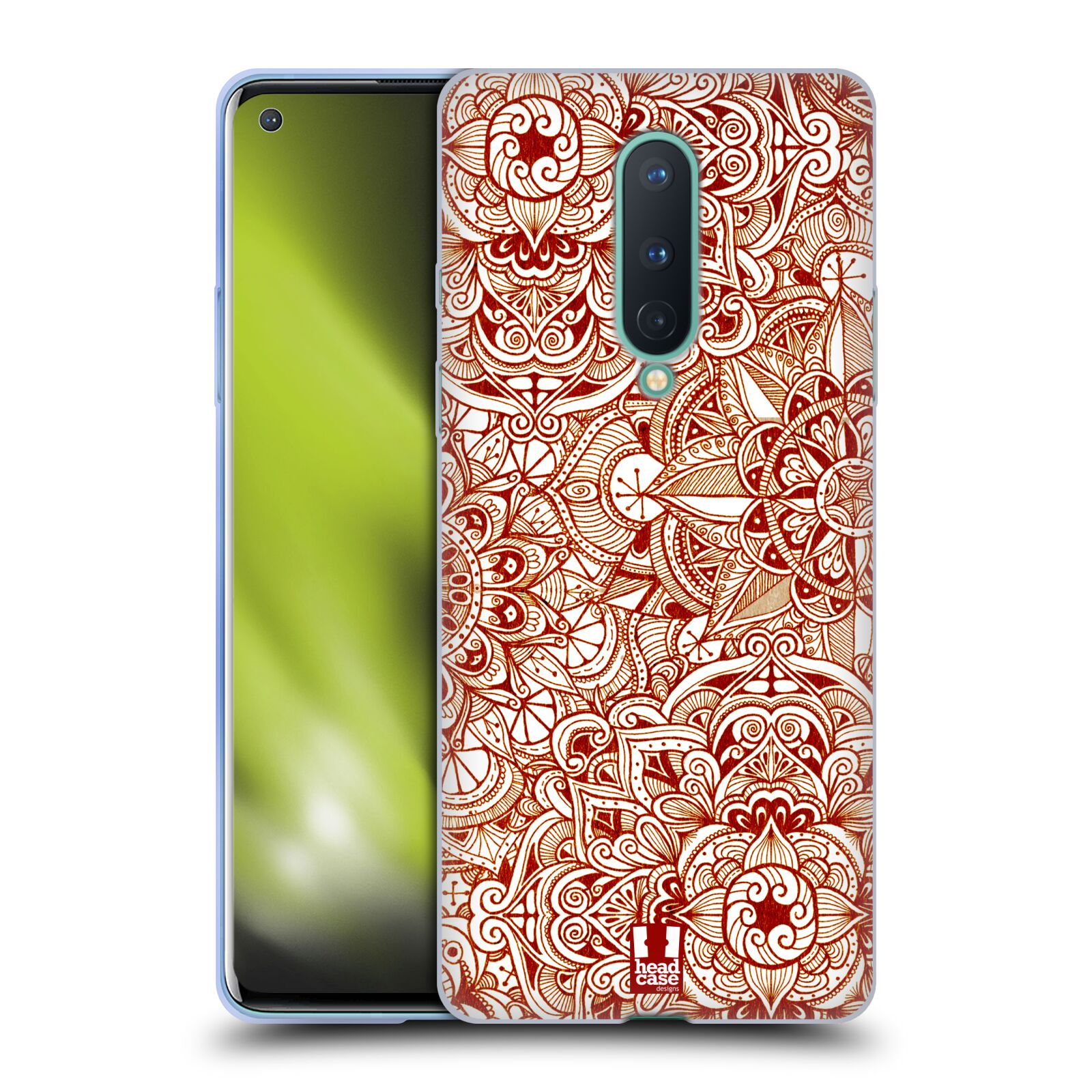 FUNDA HEAD CASE DESIGNS MANDALA GARABATOS GEL SUAVE PARA TELÉFONOS GOOGLE ONEPLUS - Imagen 11 de 12