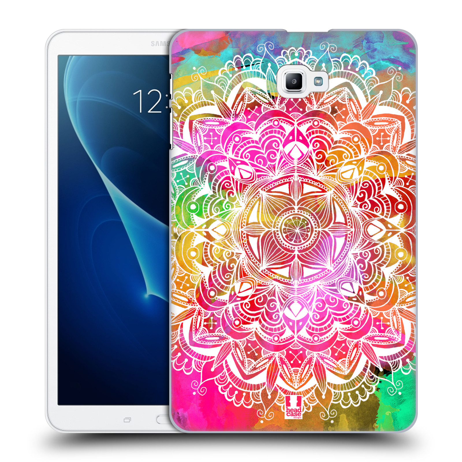HEAD CASE DESIGNS MANDALA DOODLES BACK CASE & WALLPAPER FOR SAMSUNG TABLETS 1 - Picture 12 of 12