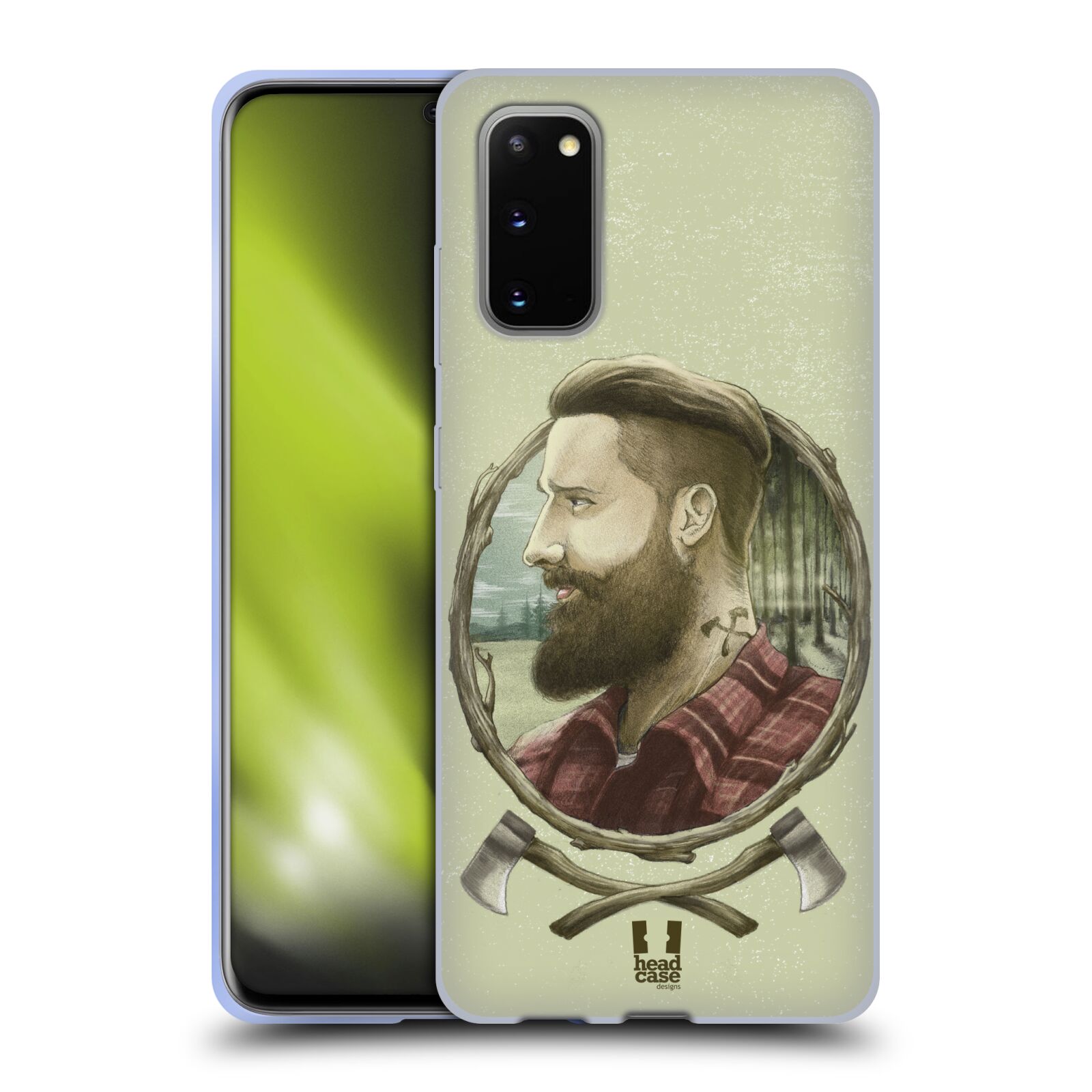 HEAD CASE DESIGNS MANLY HIPSTERS SOFT GEL CASE FOR SAMSUNG PHONES 1 - Picture 9 of 10