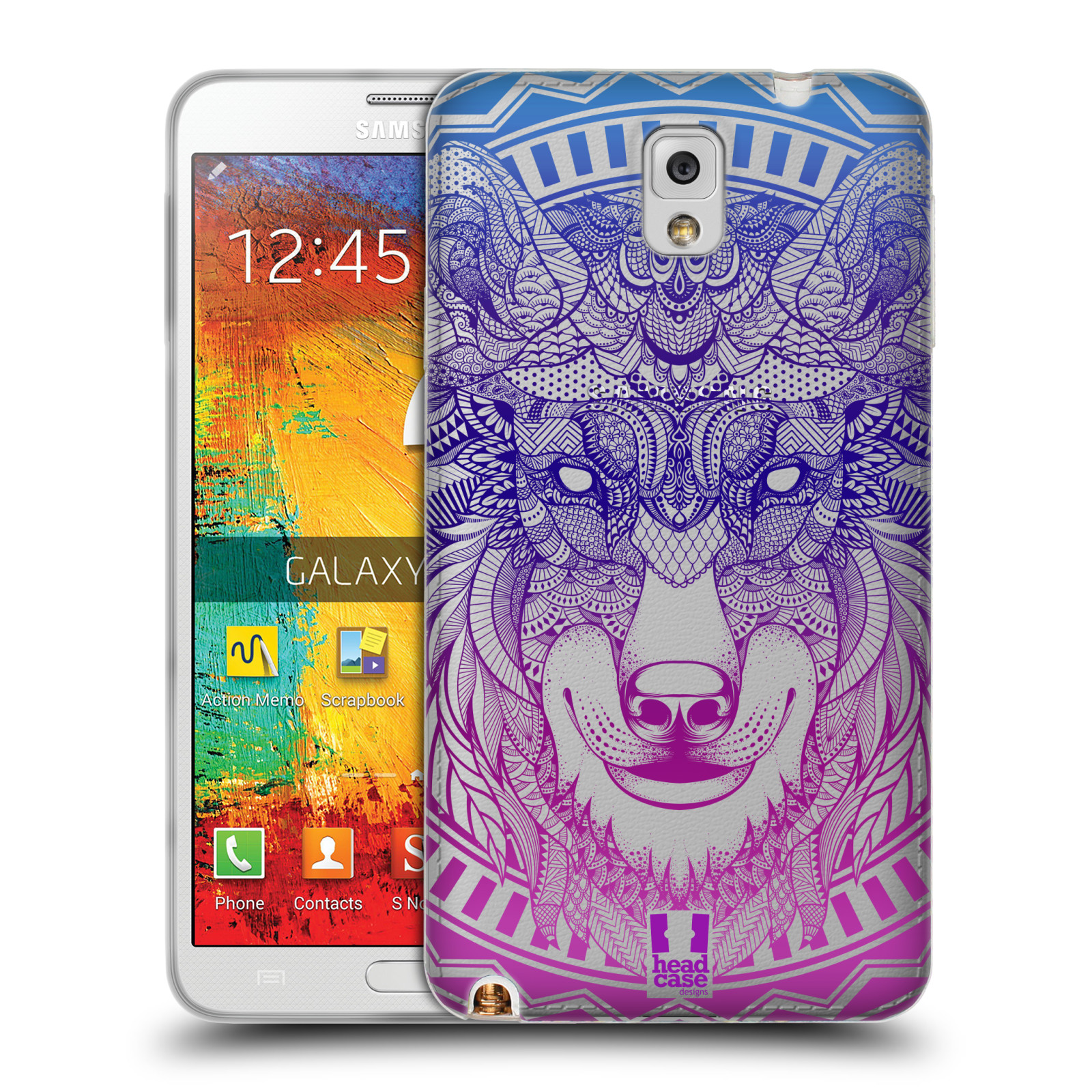HEAD CASE DESIGNS MANDALA ANIMAL FACES SOFT GEL CASE FOR SAMSUNG PHONES 2