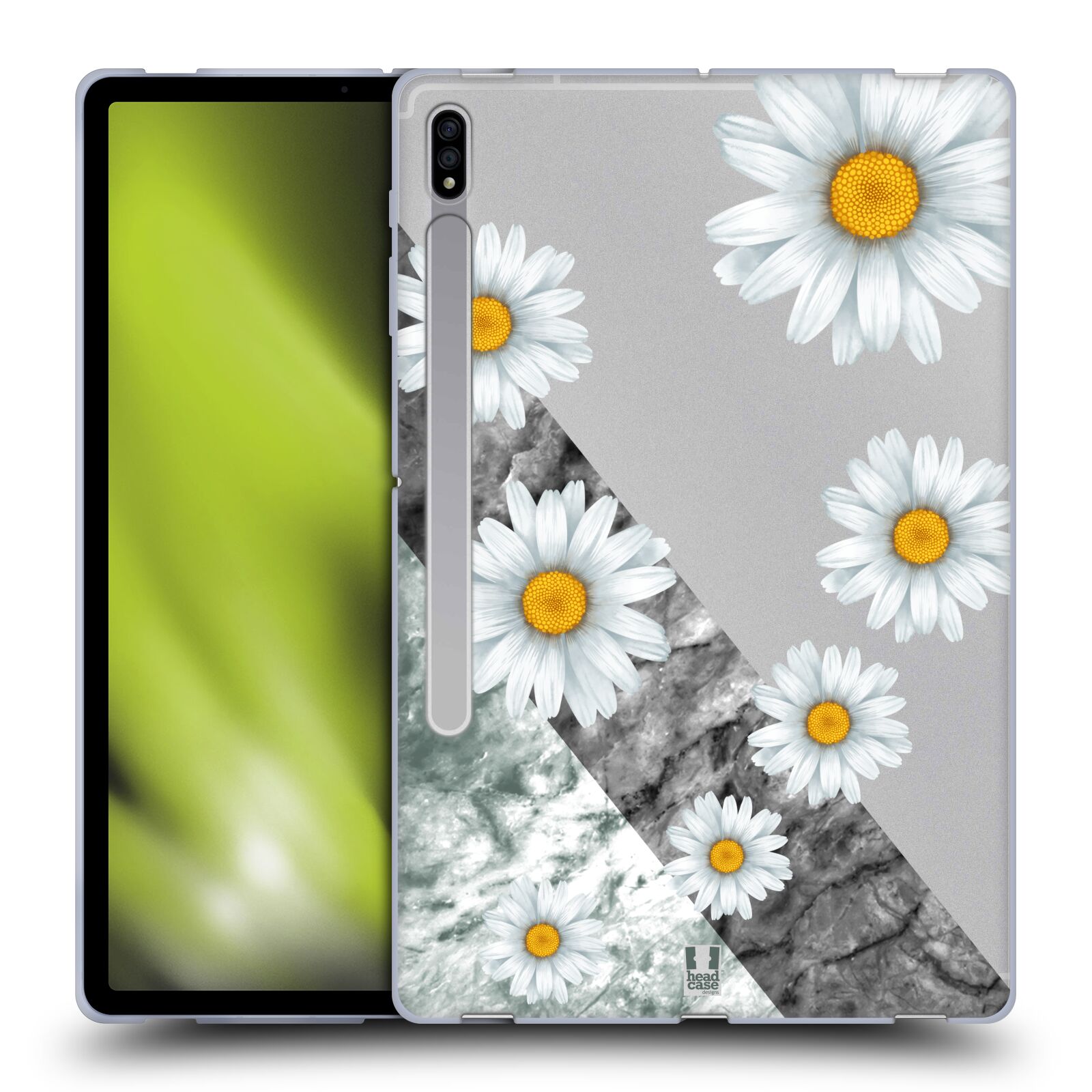 HEAD CASE DESIGNS MARBLE & FLORALS SOFT GEL CASE FOR SAMSUNG TABLETS 1 - Picture 10 of 10