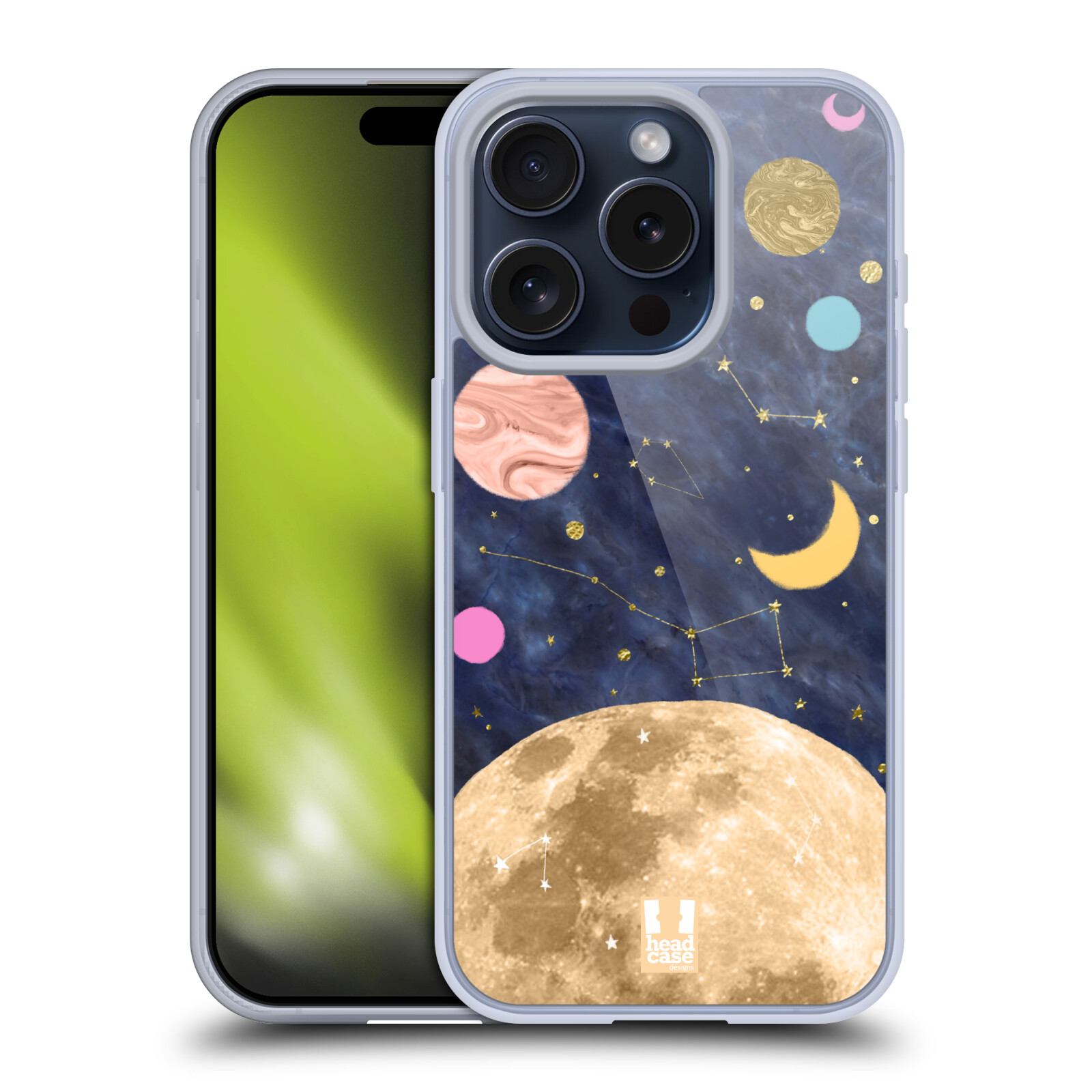 HEAD CASE DESIGNS MARBLE GALAXY SOFT GEL CASE FOR APPLE iPHONE PHONES - Picture 9 of 10