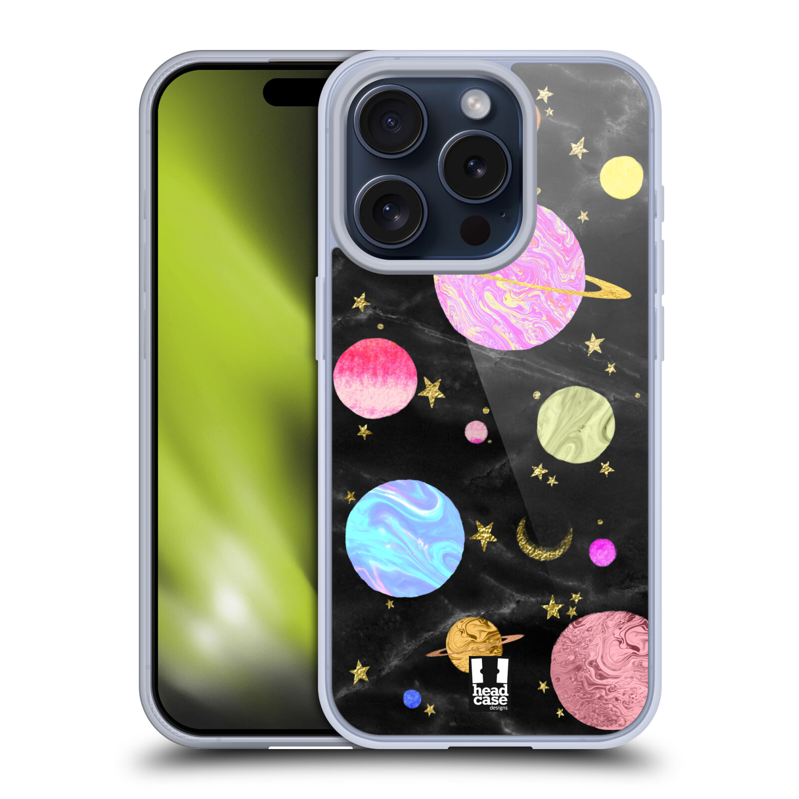 HEAD CASE DESIGNS MARBLE GALAXY SOFT GEL CASE FOR APPLE iPHONE PHONES - Picture 10 of 10