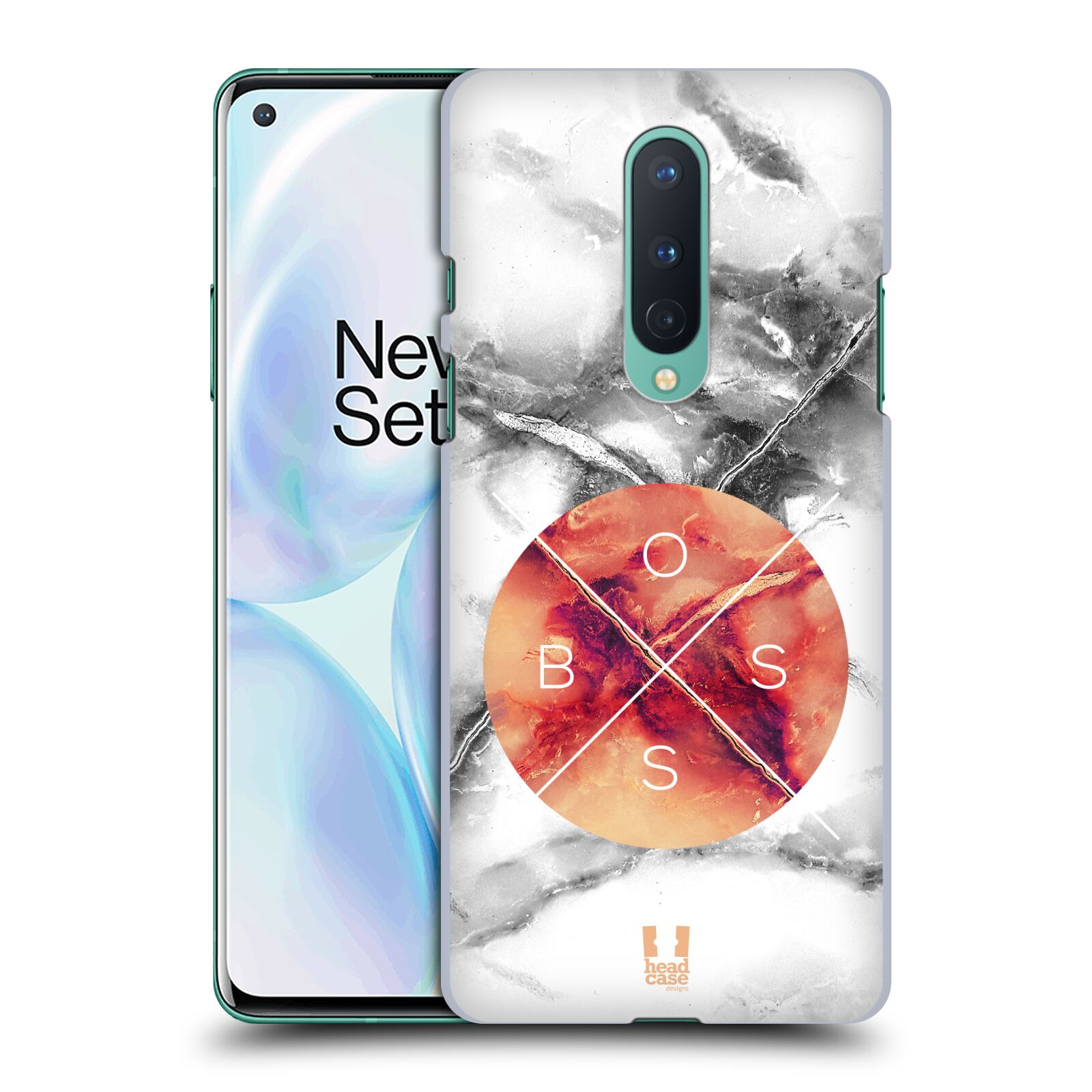 FUNDA TRASERA RÍGIDA HEAD CASE DESIGNS CON DIBUJO DE MÁRMOL TENDENCIA PARA TELÉFONOS OPPO - Imagen 8 de 14