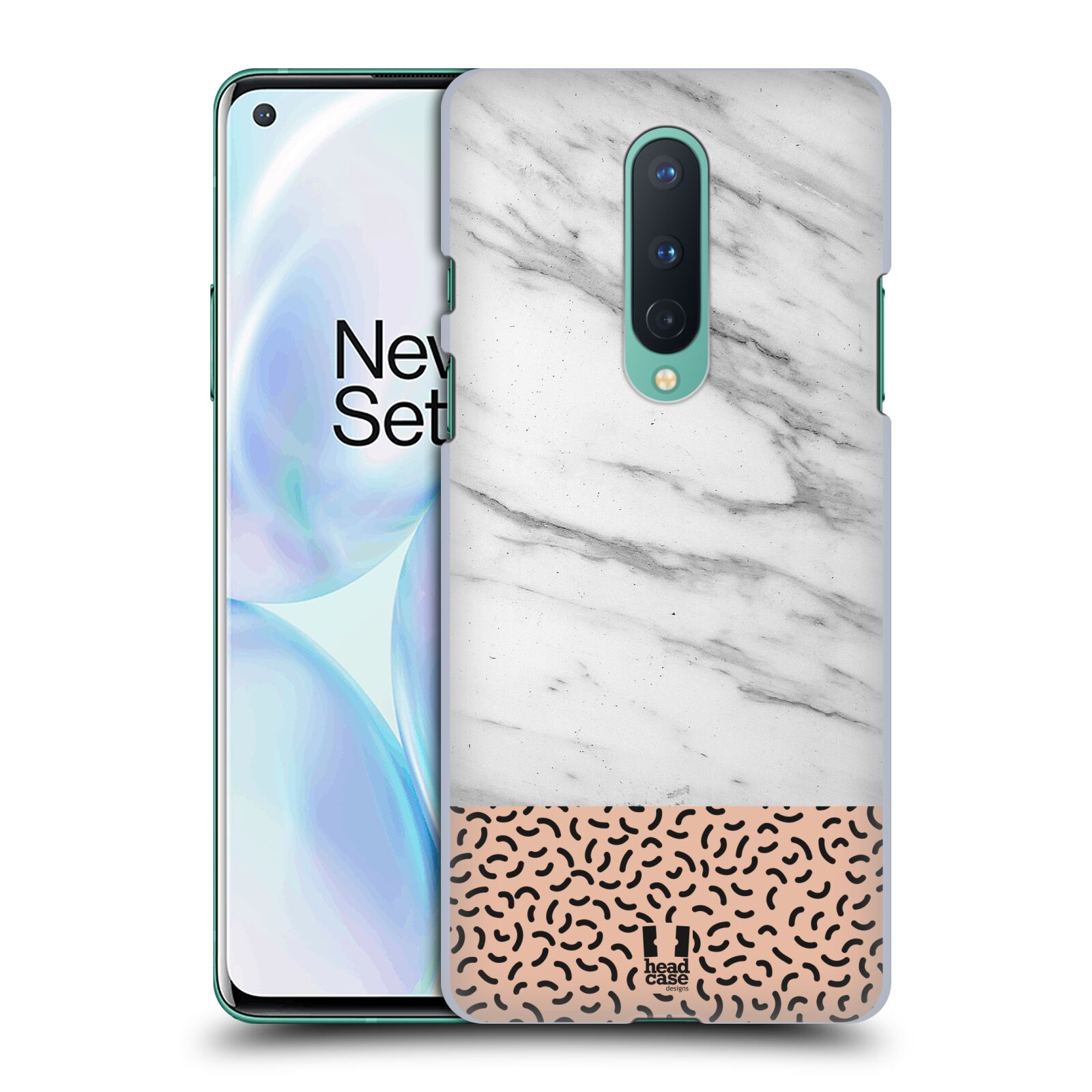 FUNDA TRASERA RÍGIDA HEAD CASE DESIGNS CON DIBUJO DE MÁRMOL TENDENCIA PARA TELÉFONOS OPPO - Imagen 9 de 14