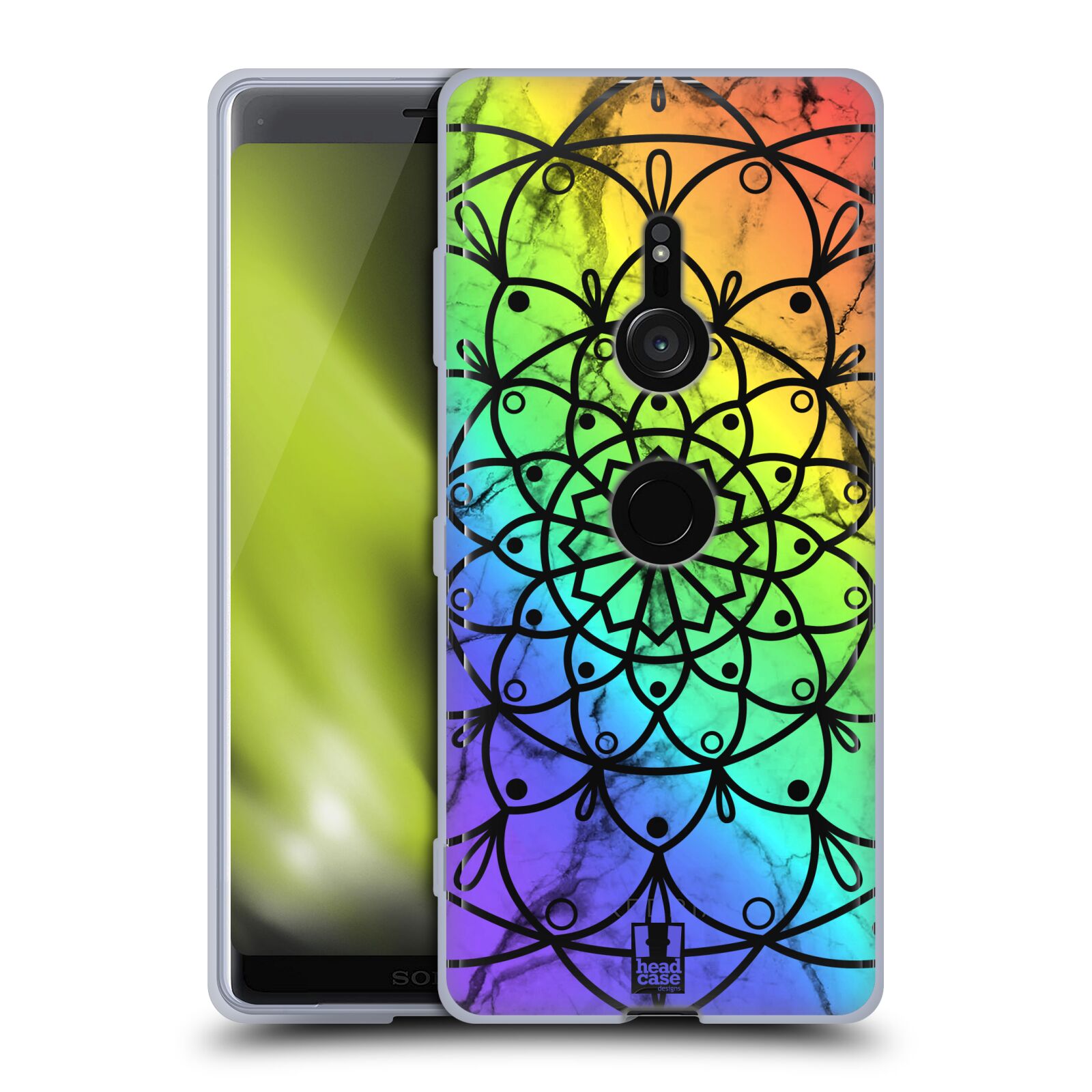 HEAD CASE DESIGNS MARBLES AND MANDALA SOFT GEL CASE FOR SONY PHONES 1 - Picture 11 of 12