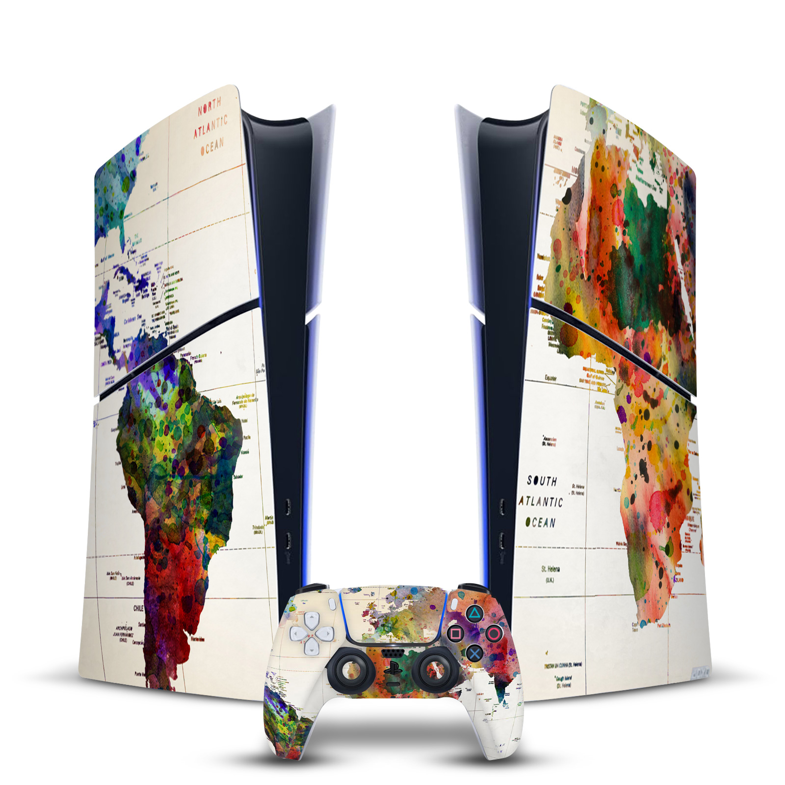 MARK ASHKENAZI ART MIX VINYL SKIN FOR PS5 SLIM DIGITAL CONSOLE & CONTROLLER