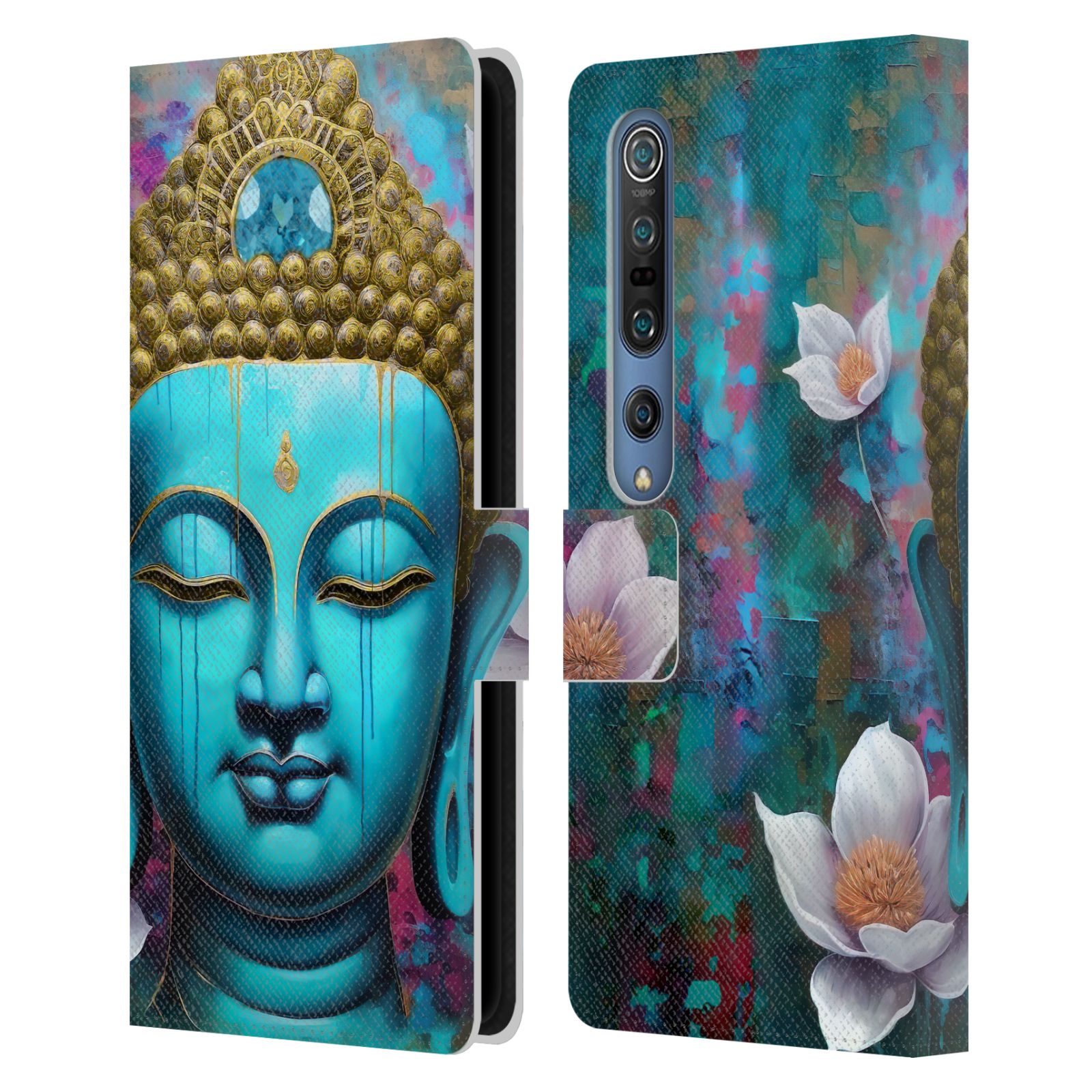 OFFICIAL MARK ASHKENAZI BUDDHA LEATHER BOOK WALLET CASE COVER FOR XIAOMI PHONES - Picture 7 of 11