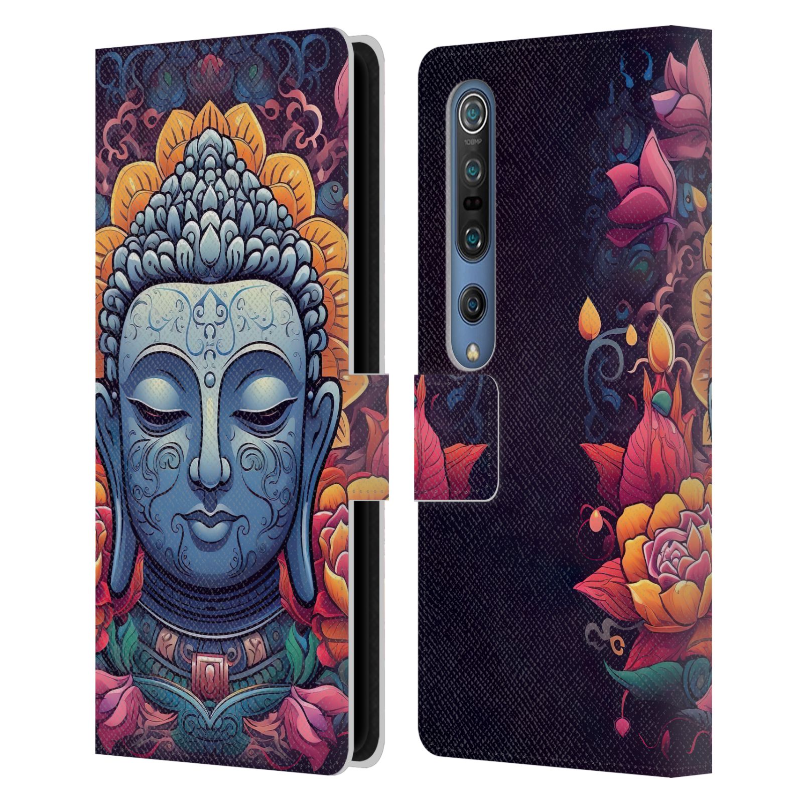 OFFICIAL MARK ASHKENAZI BUDDHA LEATHER BOOK WALLET CASE COVER FOR XIAOMI PHONES - Picture 8 of 11