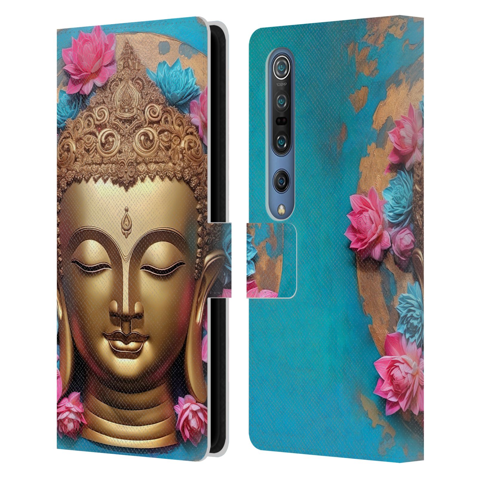 OFFICIAL MARK ASHKENAZI BUDDHA LEATHER BOOK WALLET CASE COVER FOR XIAOMI PHONES - Picture 9 of 11