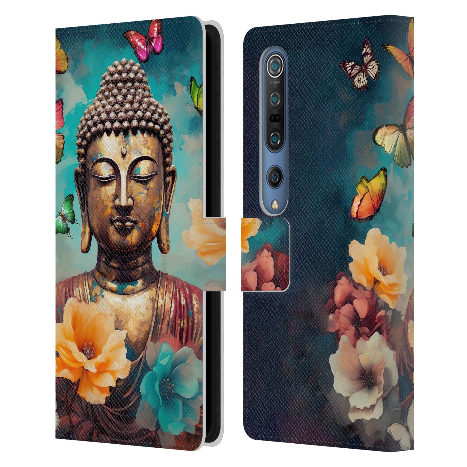 OFFICIAL MARK ASHKENAZI BUDDHA LEATHER BOOK WALLET CASE COVER FOR XIAOMI PHONES - Picture 10 of 11