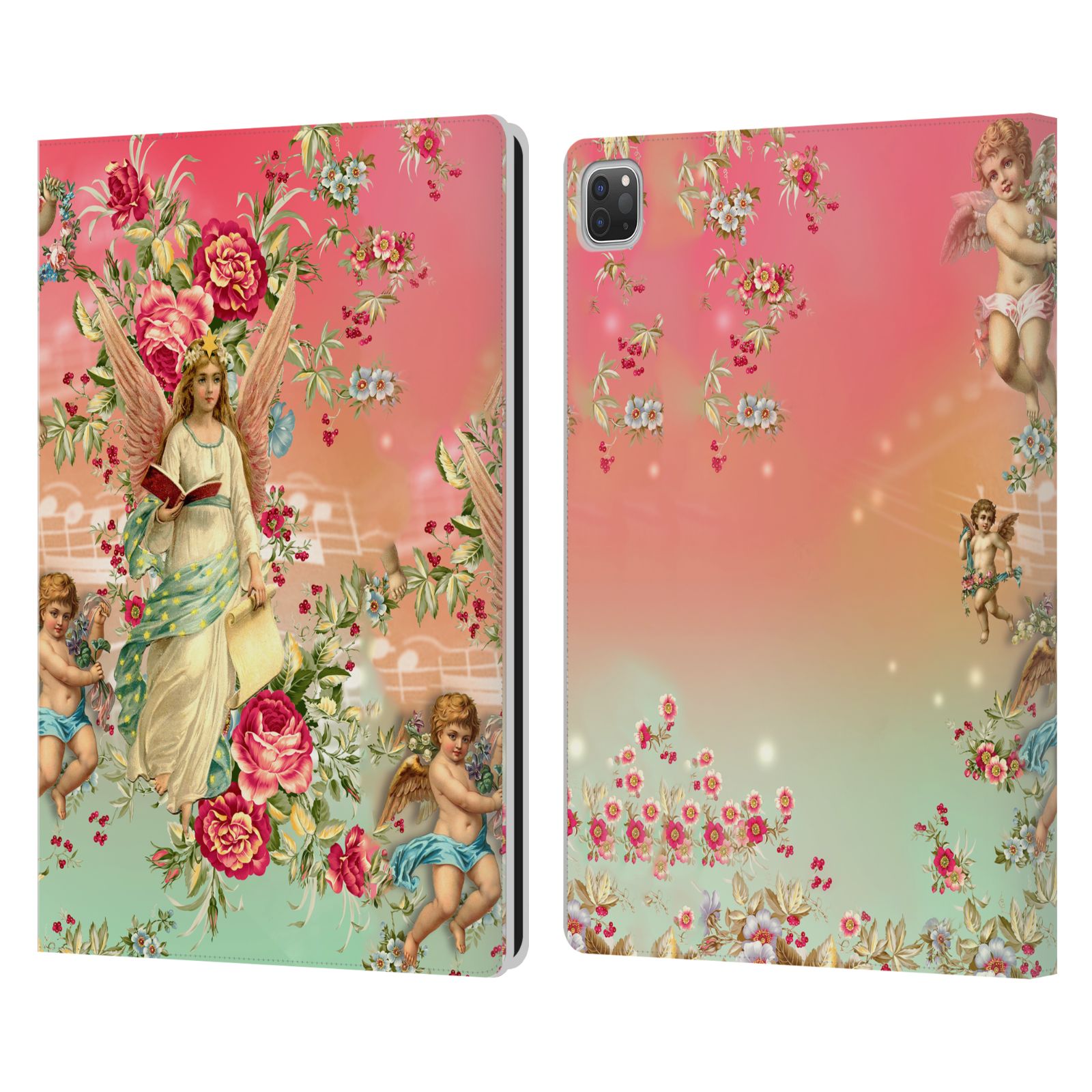 OFFICIAL MARK ASHKENAZI FLORALS LEATHER BOOK WALLET CASE FOR APPLE iPAD - Picture 7 of 11
