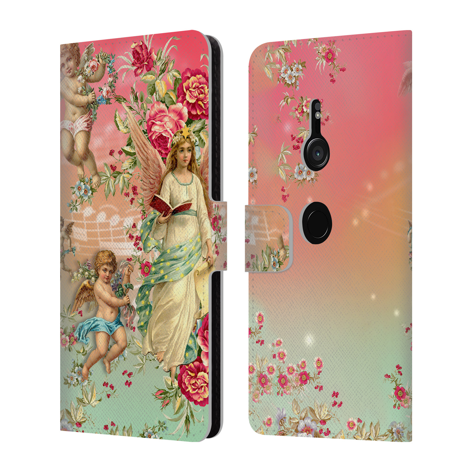 OFFICIAL MARK ASHKENAZI FLORALS LEATHER BOOK WALLET CASE COVER FOR SONY PHONES 1 - Picture 7 of 11
