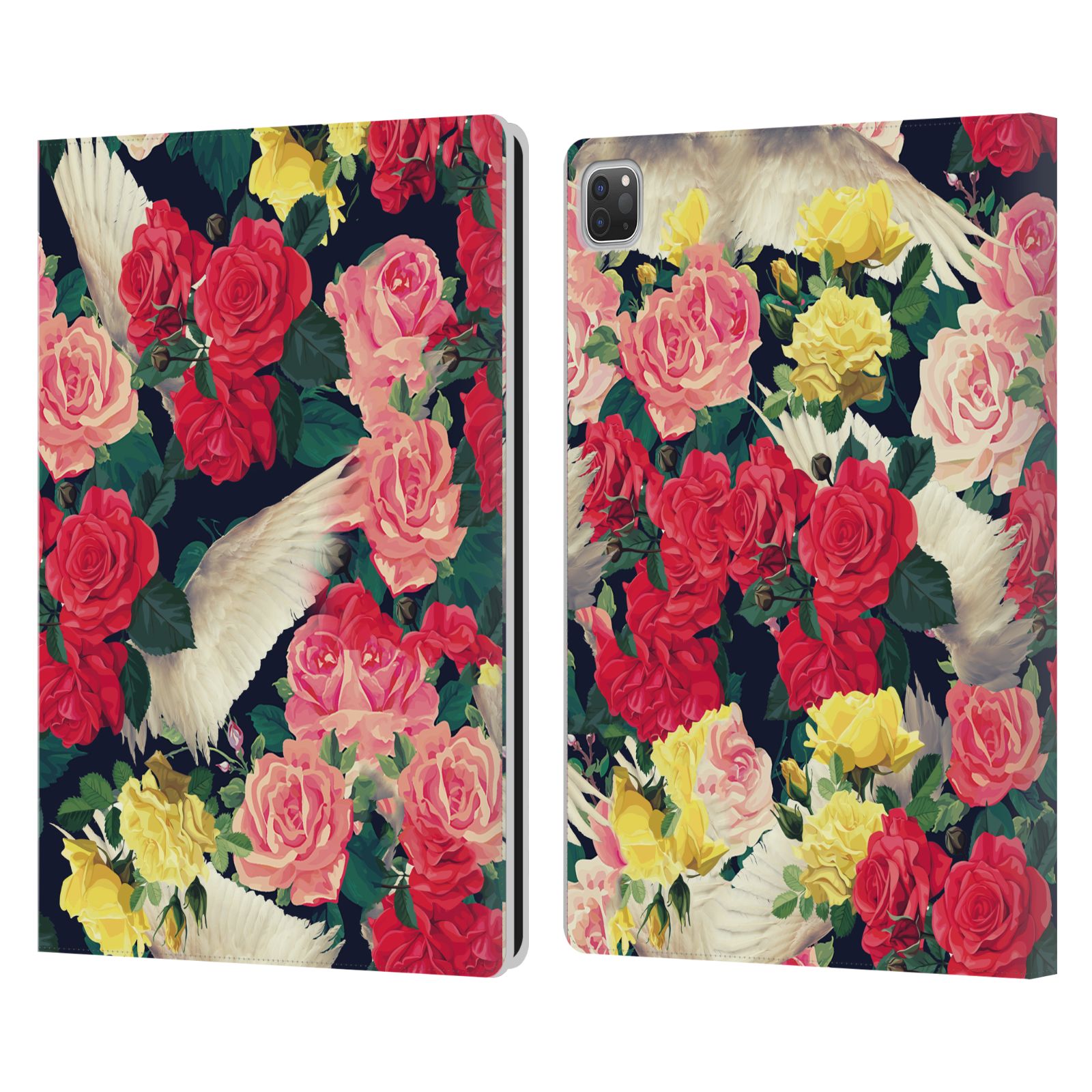 OFFICIAL MARK ASHKENAZI FLORALS LEATHER BOOK WALLET CASE FOR APPLE iPAD - Picture 9 of 11