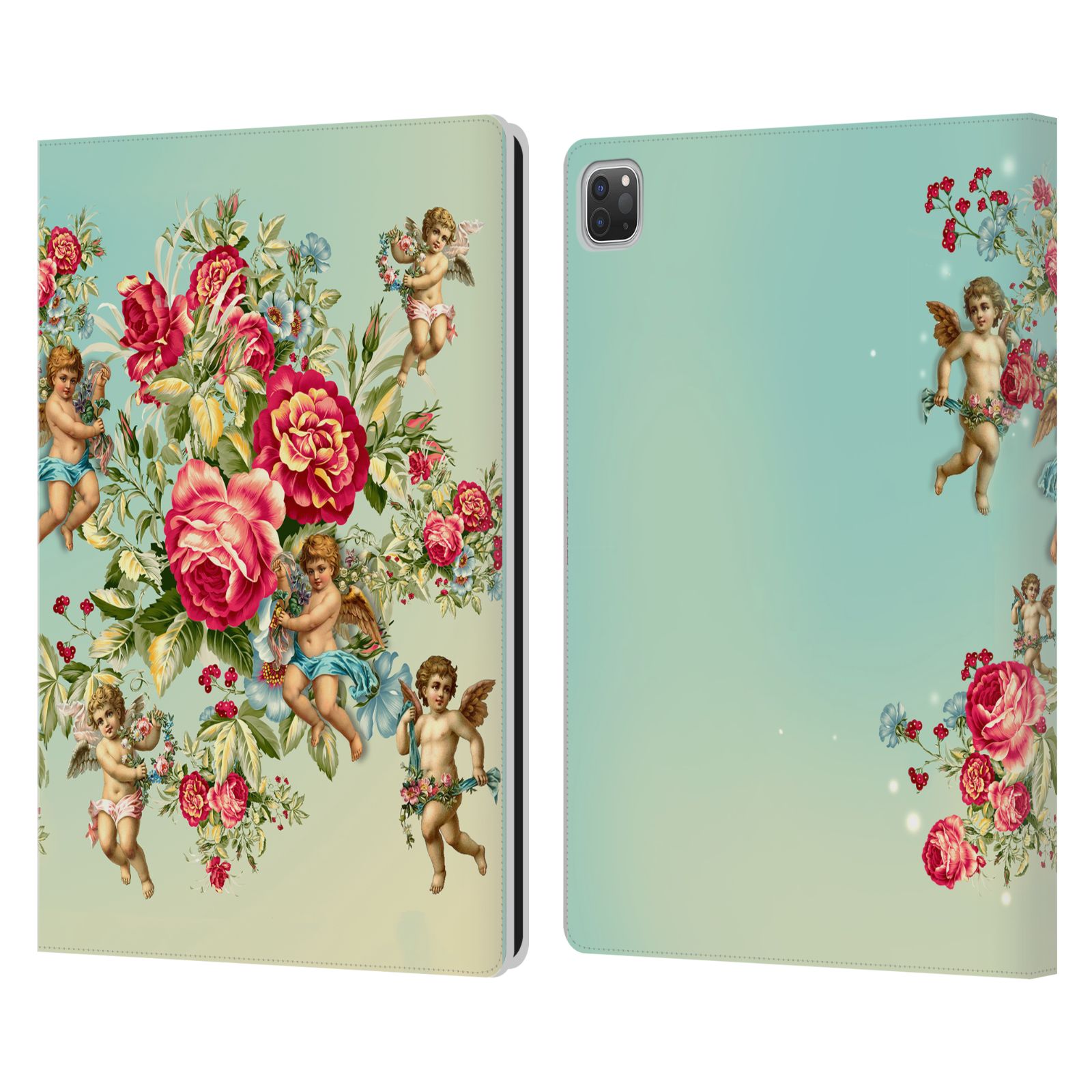 OFFICIAL MARK ASHKENAZI FLORALS LEATHER BOOK WALLET CASE FOR APPLE iPAD - Picture 10 of 11