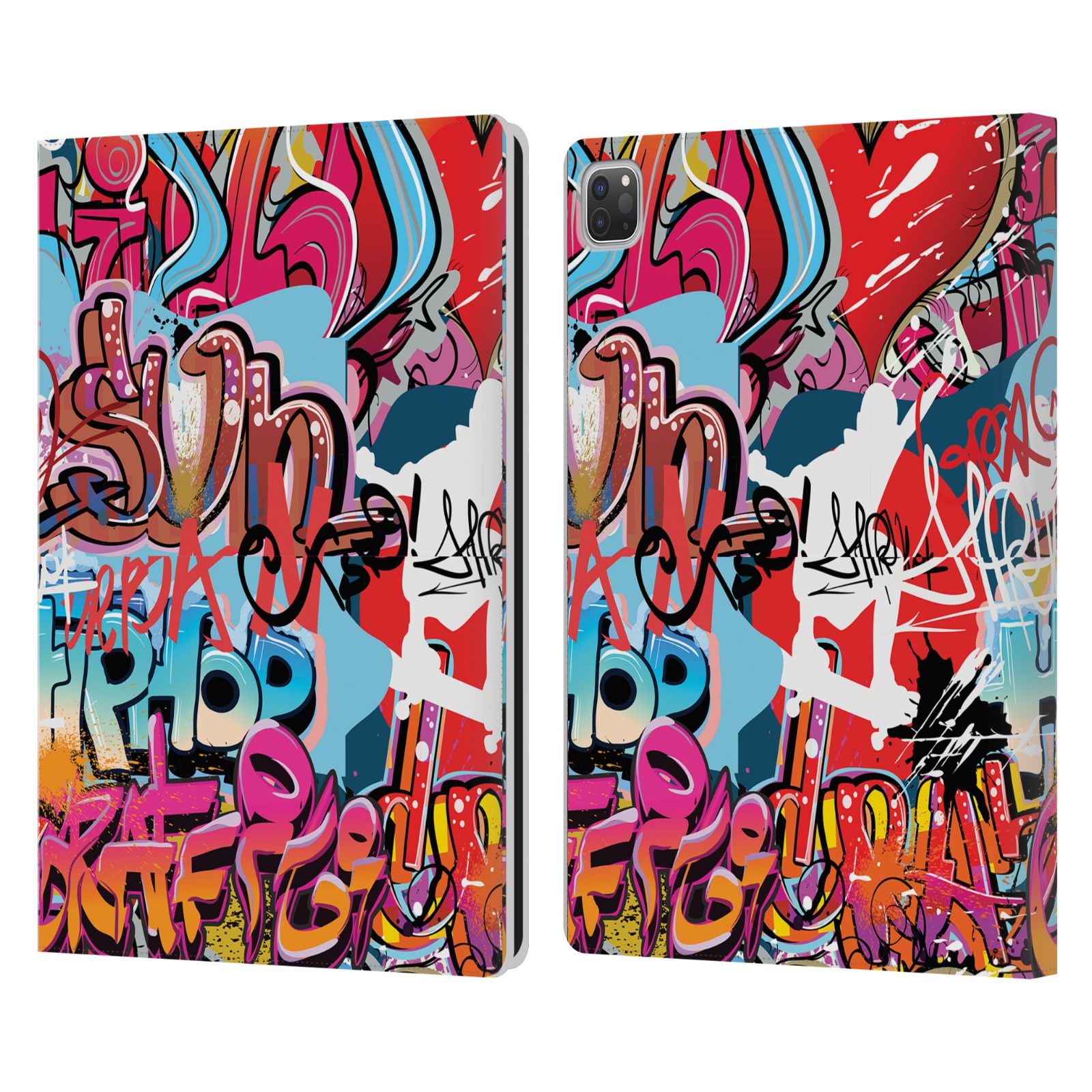 OFFICIAL MARK ASHKENAZI GRAFFITI LEATHER BOOK WALLET CASE COVER FOR APPLE iPAD - Picture 8 of 12