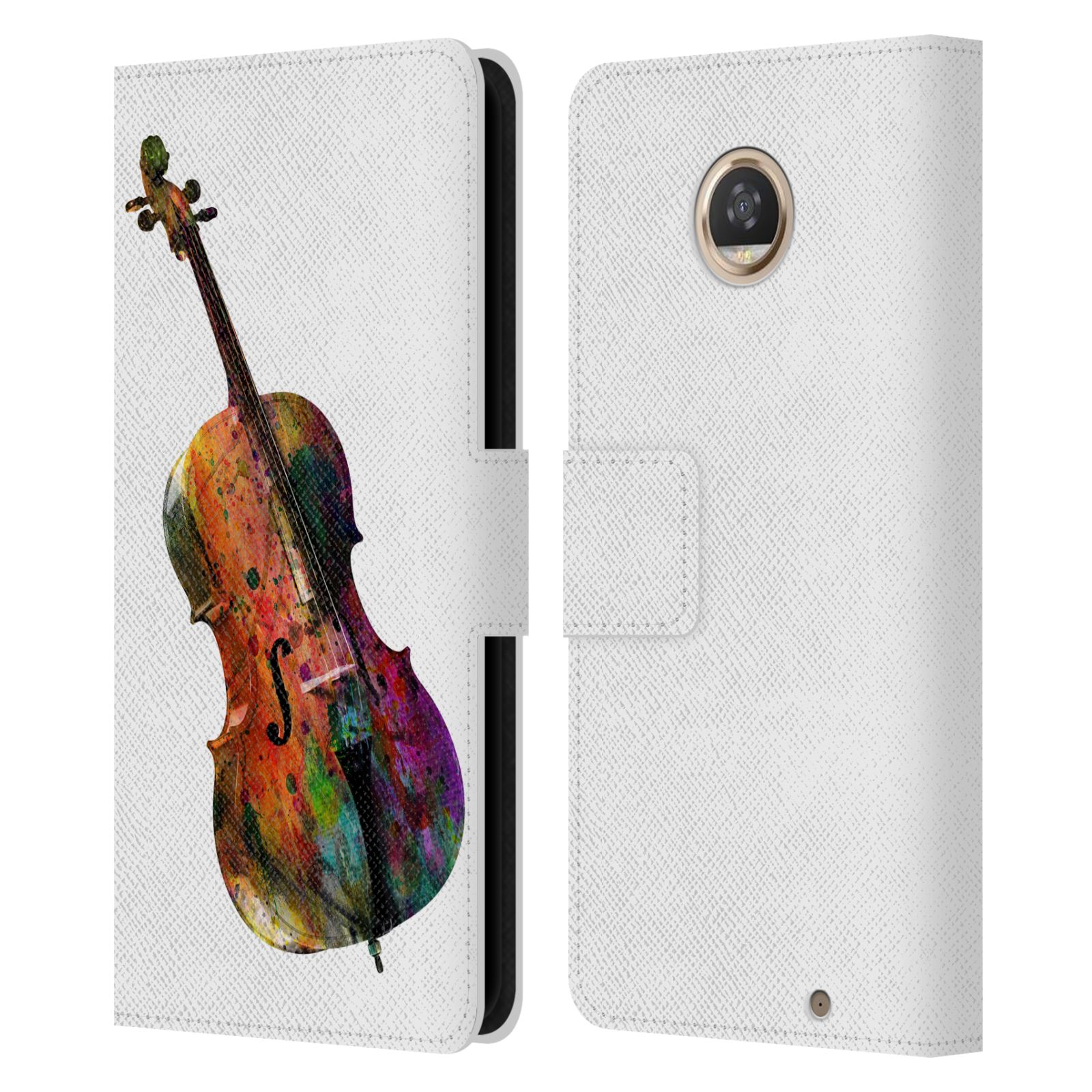 OFFICIAL MARK ASHKENAZI MUSIC LEATHER BOOK CASE FOR MOTOROLA PHONES - Picture 9 of 11