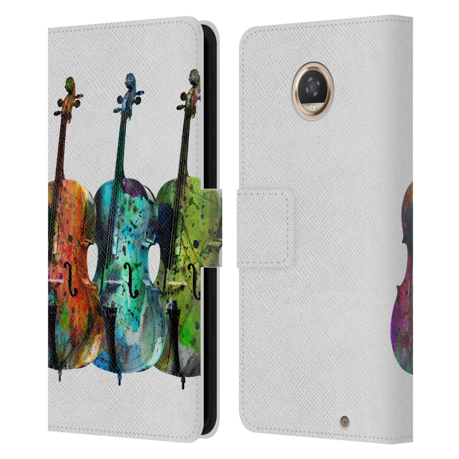 OFFICIAL MARK ASHKENAZI MUSIC LEATHER BOOK CASE FOR MOTOROLA PHONES - Picture 11 of 11