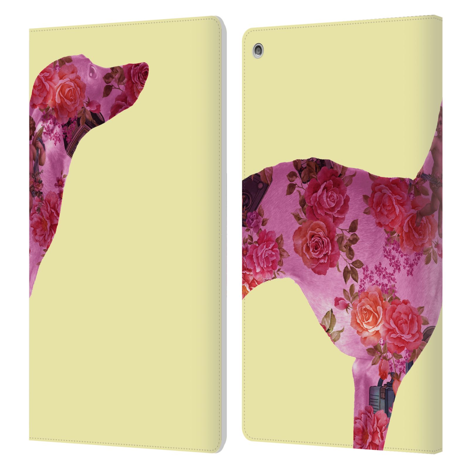 OFFICIAL MARK ASHKENAZI PASTEL POTRAITS LEATHER BOOK WALLET CASE FOR AMAZON FIRE - Picture 10 of 16