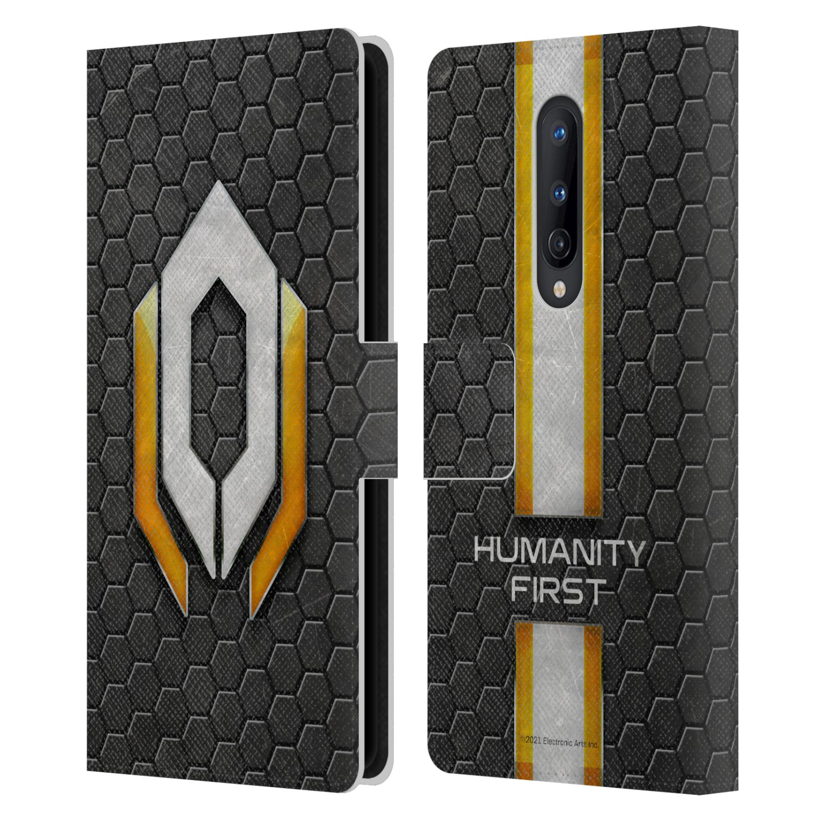 OFFICIAL EA BIOWARE MASS EFFECT 1 GRAPHICS LEATHER BOOK CASE FOR ONEPLUS PHONES - Picture 7 of 12