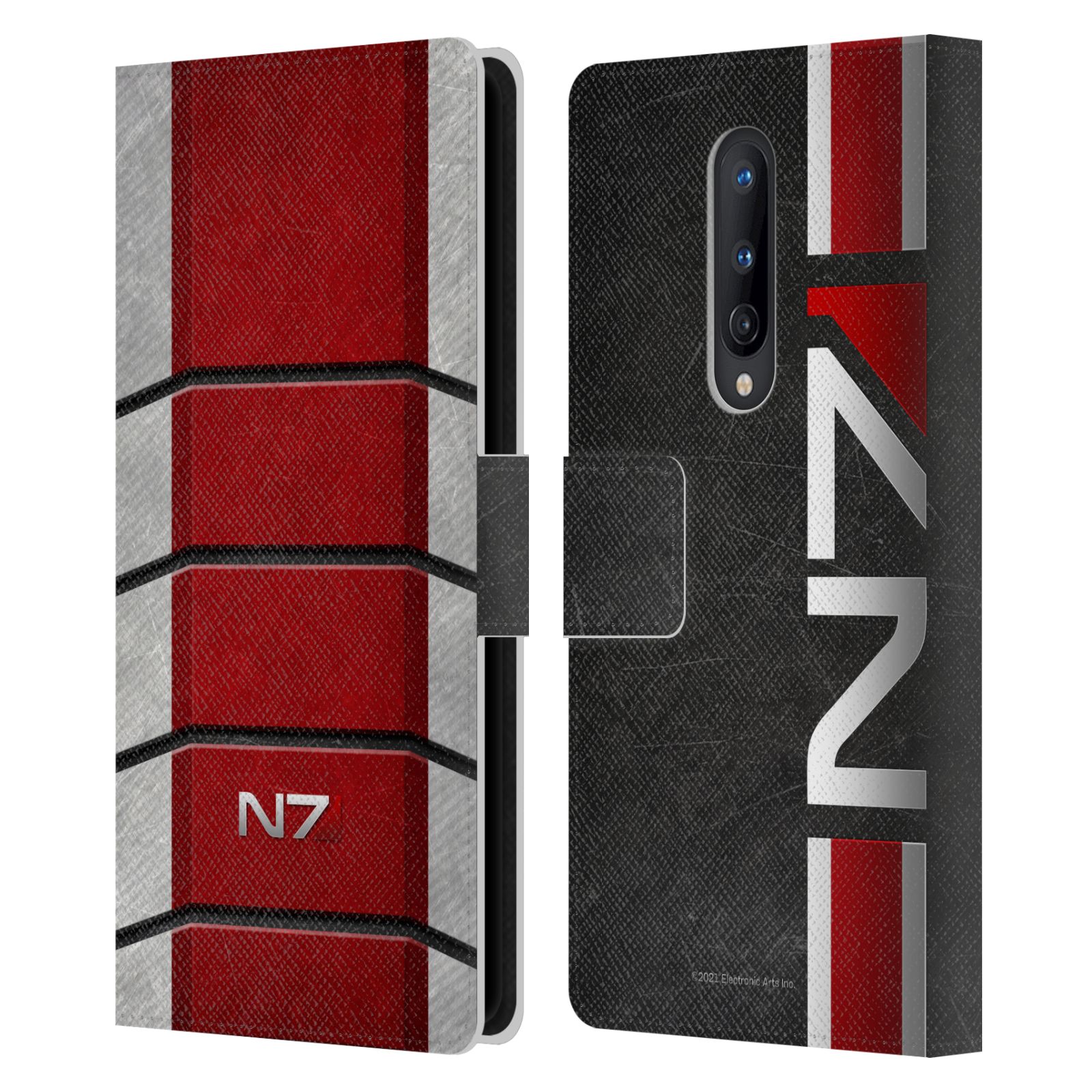 OFFICIAL EA BIOWARE MASS EFFECT 1 GRAPHICS LEATHER BOOK CASE FOR ONEPLUS PHONES - Picture 9 of 12