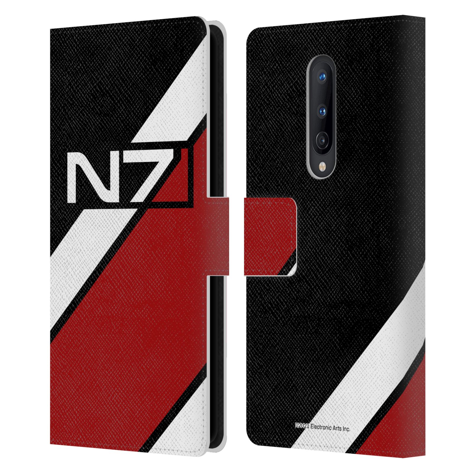 OFFICIAL EA BIOWARE MASS EFFECT 1 GRAPHICS LEATHER BOOK CASE FOR ONEPLUS PHONES - Picture 11 of 12