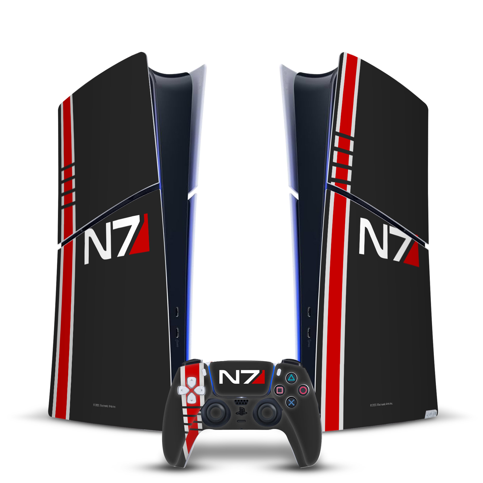 N7 Logo Gaming Skin for PS5 Slim Digital Console + Controller