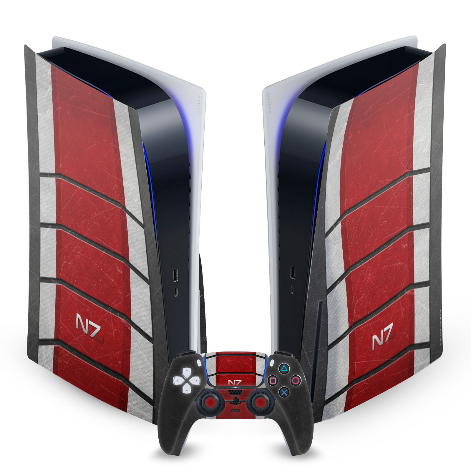 EA BIOWARE MASS EFFECT GRAPHICS VINYL SKIN FOR SONY PS5 DISC EDITION BUNDLE