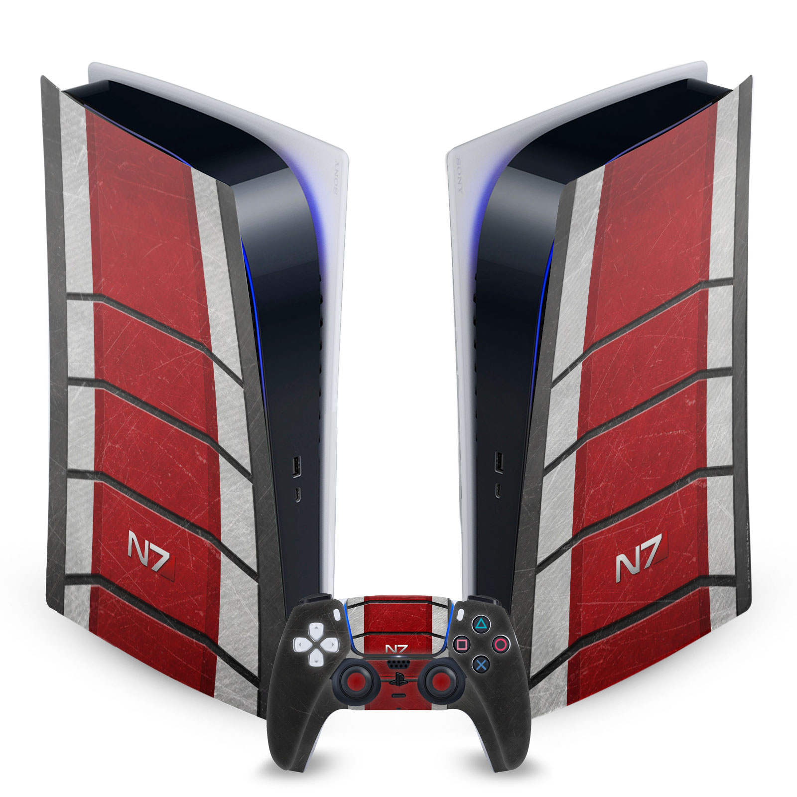 EA BIOWARE MASS EFFECT GRAPHICS VINYL SKIN FOR SONY PS5 DIGITAL EDITION BUNDLE