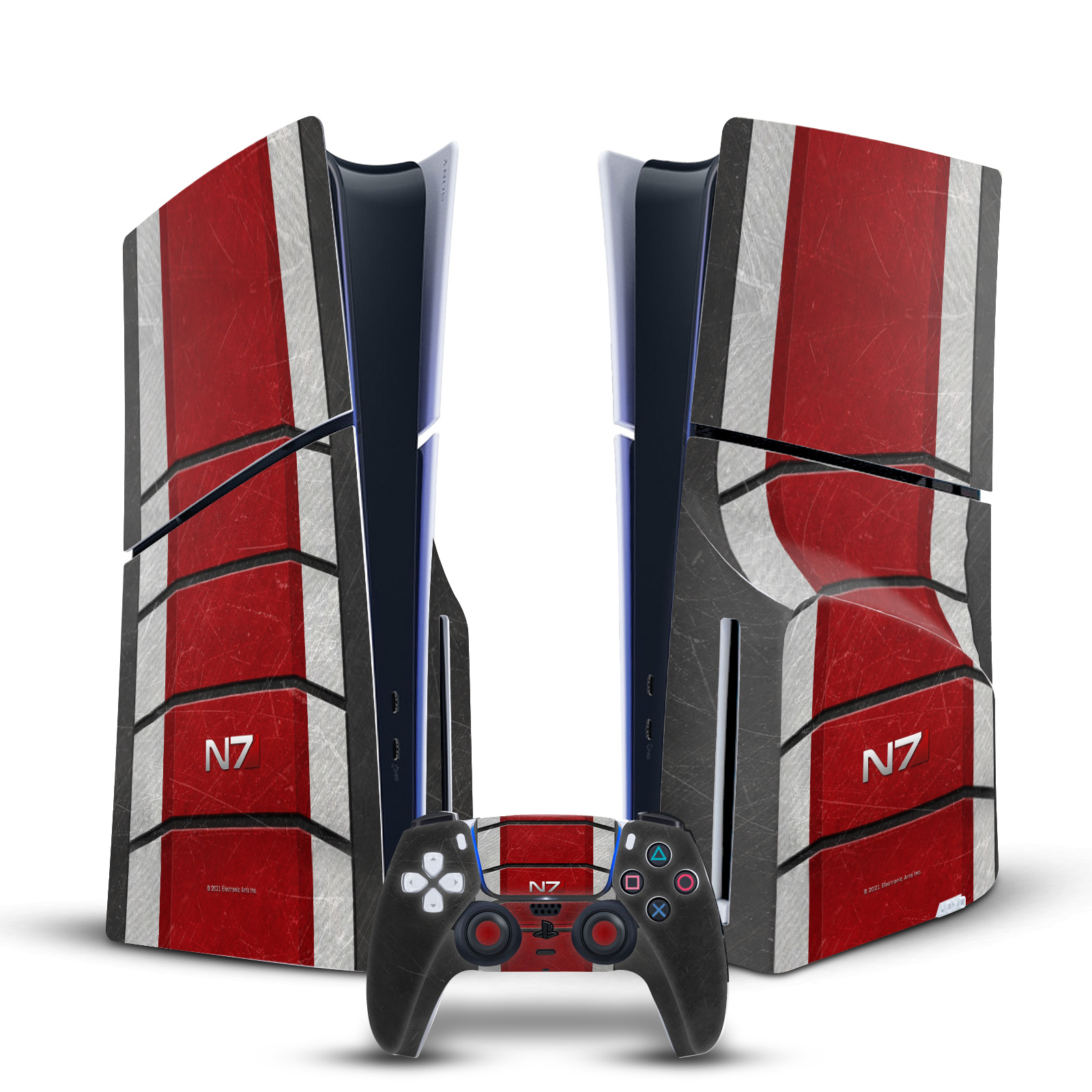 EA BIOWARE MASS EFFECT GRAPHICS VINYL SKIN FOR SONY PS5 SLIM DISC EDITION BUNDLE