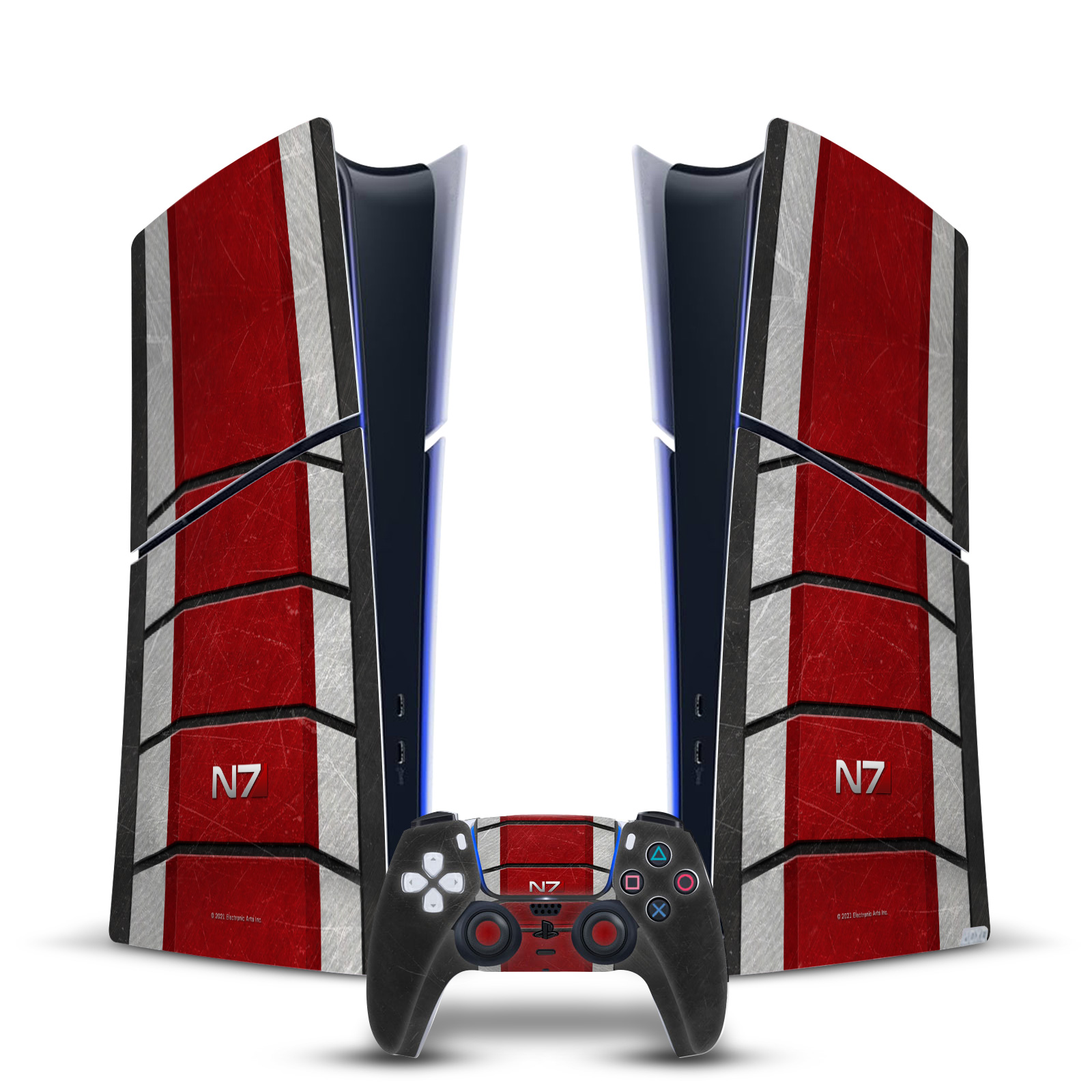 EA BIOWARE MASS EFFECT GRAPHICS VINYL SKIN DECAL FOR PS5 SLIM/PRO DIGITAL BUNDLE