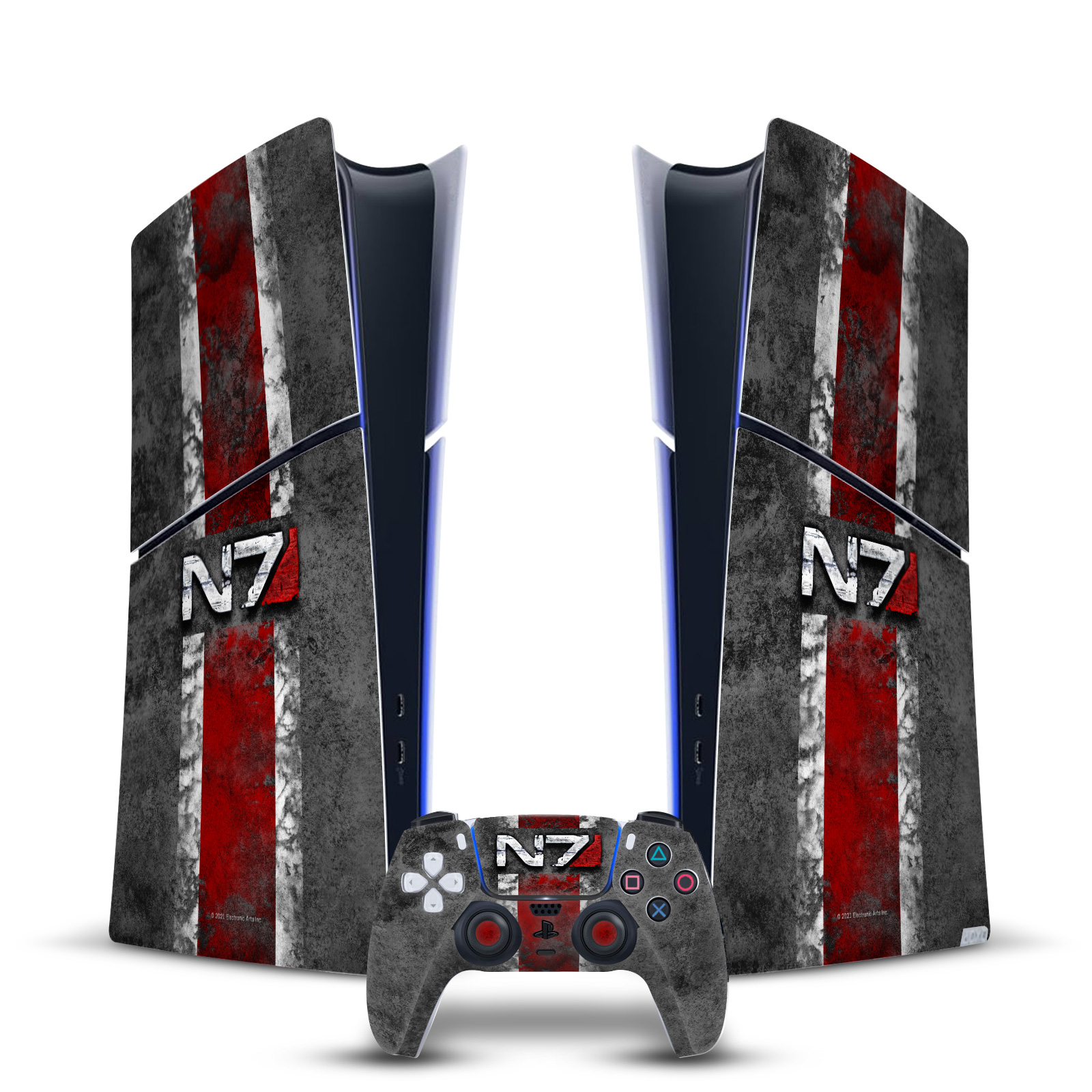 EA BIOWARE MASS EFFECT GRAPHICS VINYL SKIN DECAL FOR PS5 SLIM/PRO DIGITAL BUNDLE