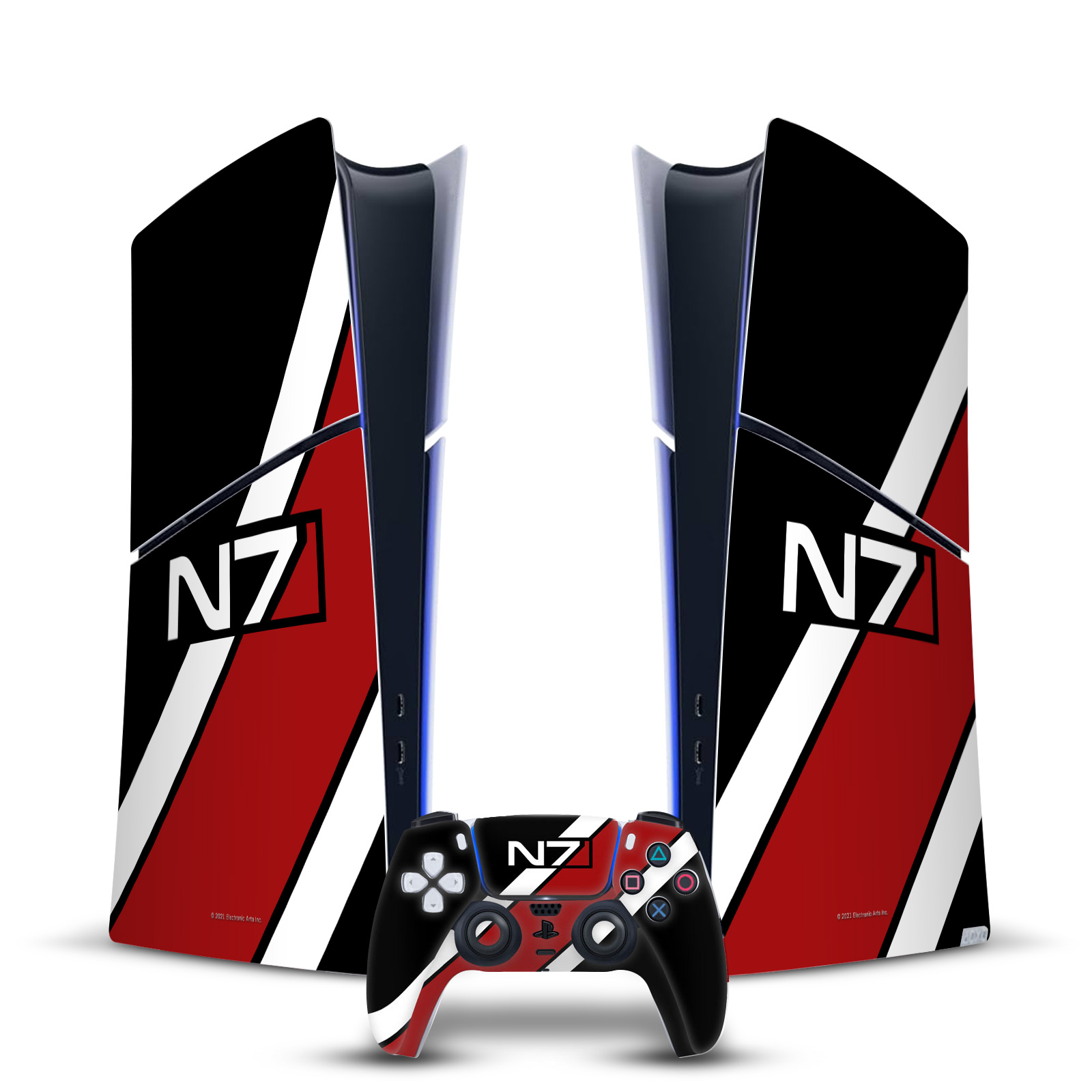 EA BIOWARE MASS EFFECT GRAPHICS VINYL SKIN DECAL FOR PS5 SLIM/PRO DIGITAL BUNDLE