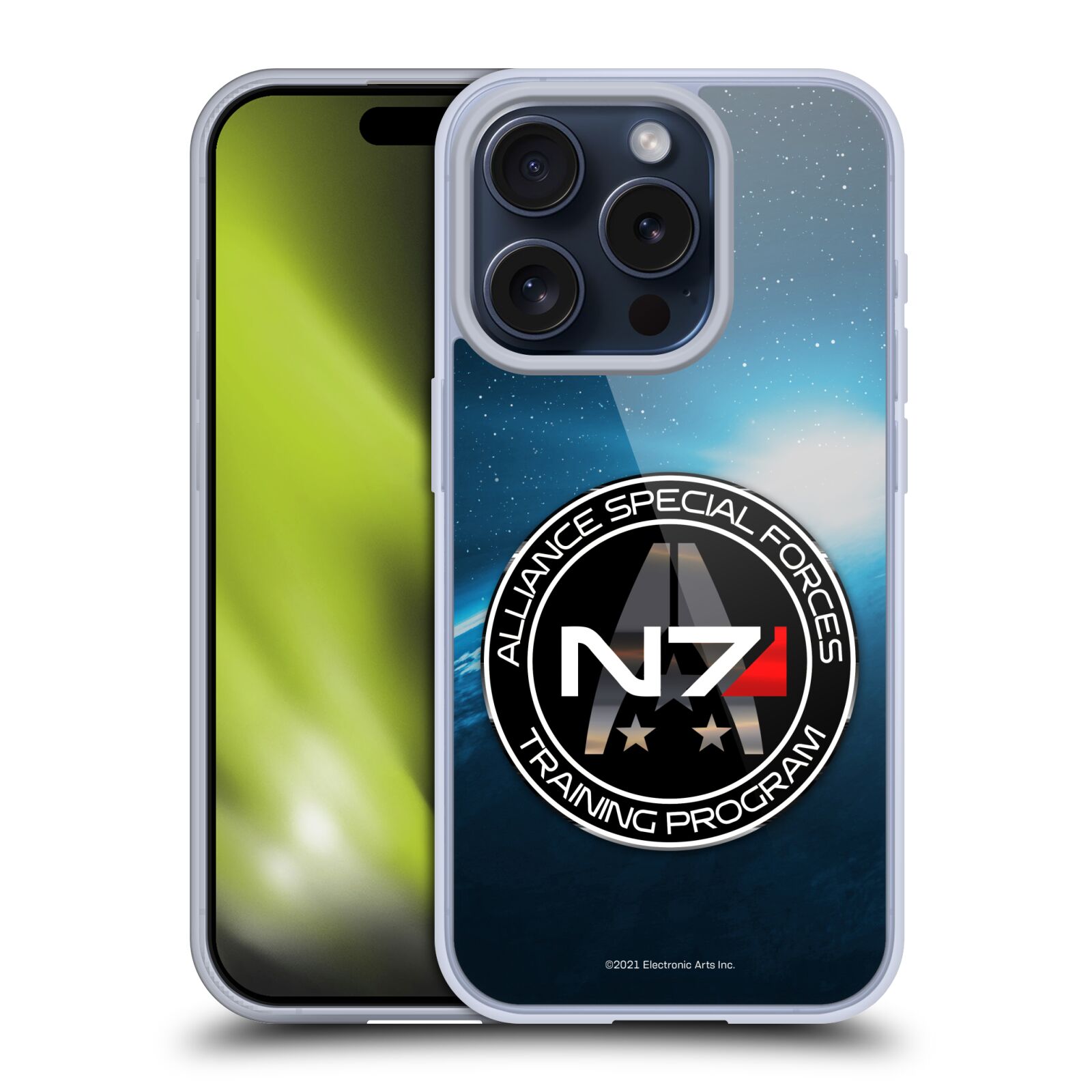 EA BIOWARE MASS EFFECT 3 BADGES AND LOGOS SOFT GEL CASE FOR APPLE iPHONE PHONES