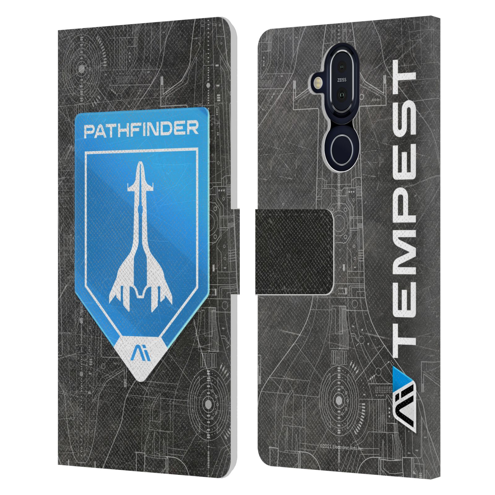 EA BIOWARE MASS EFFECT ANDROMEDA GRAPHICS LEATHER BOOK CASE FOR NOKIA PHONES