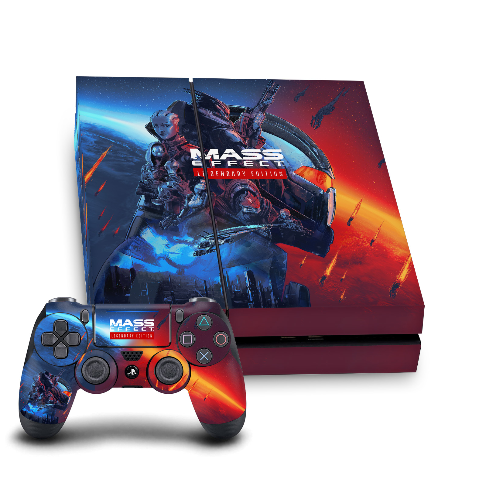 MASS EFFECT LEGENDARY GRAPHICS VINYL SKIN FOR SONY PS4 CONSOLE & CONTROLLER