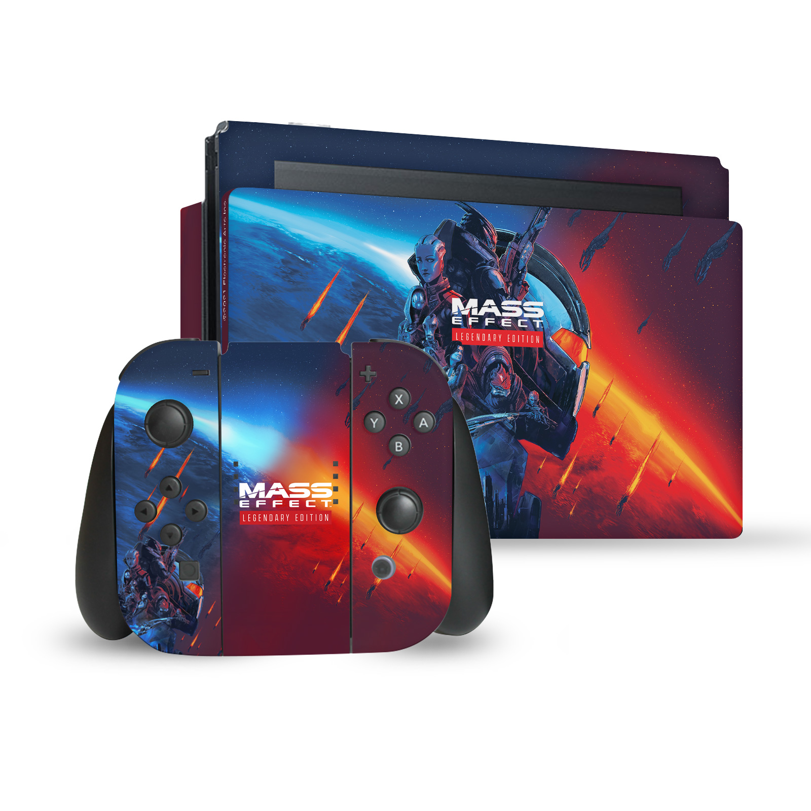 EA BIOWARE MASS EFFECT LEGENDARY GRAPHICS VINYL SKIN FOR NINTENDO SWITCH BUNDLE