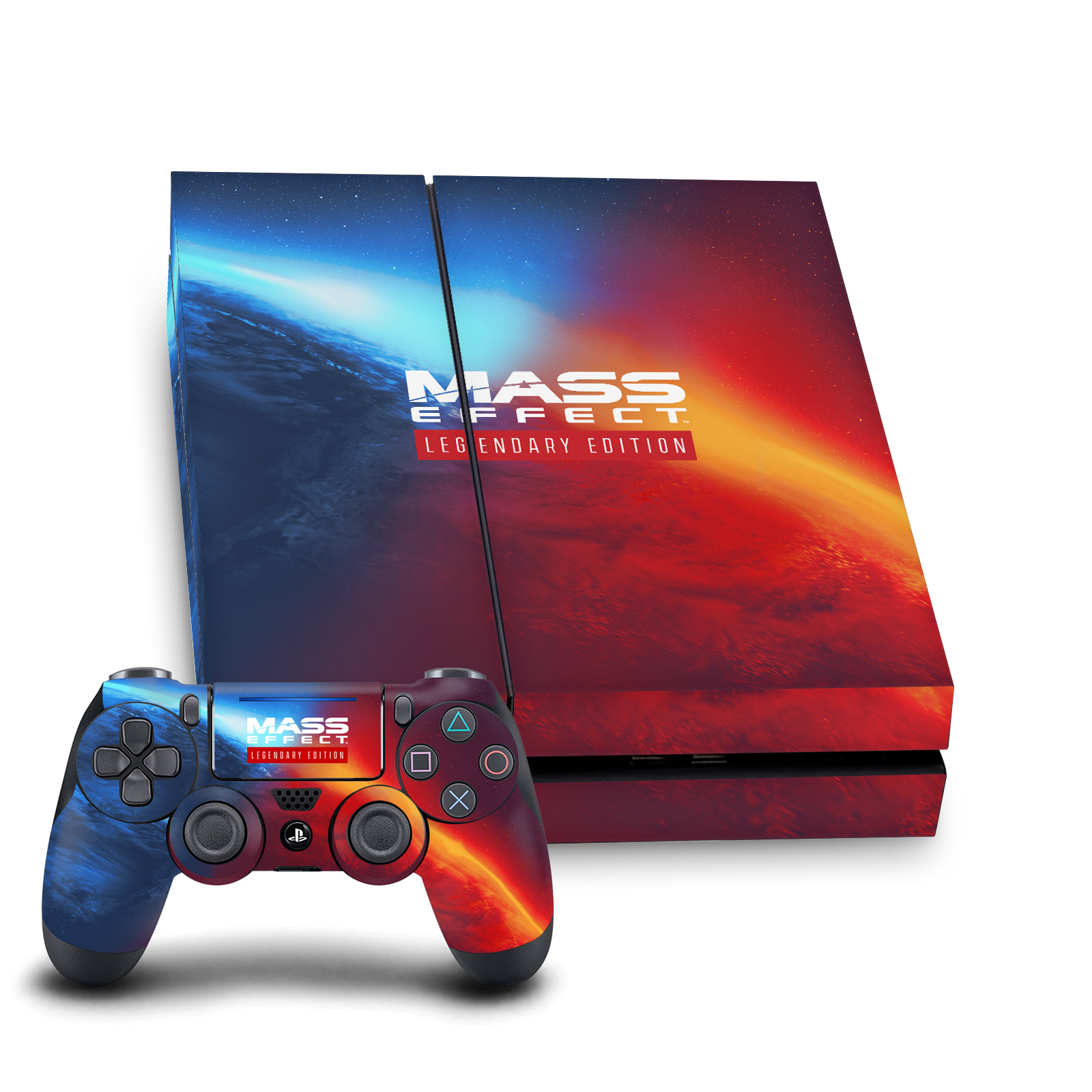 MASS EFFECT LEGENDARY GRAPHICS VINYL SKIN FOR SONY PS4 CONSOLE & CONTROLLER