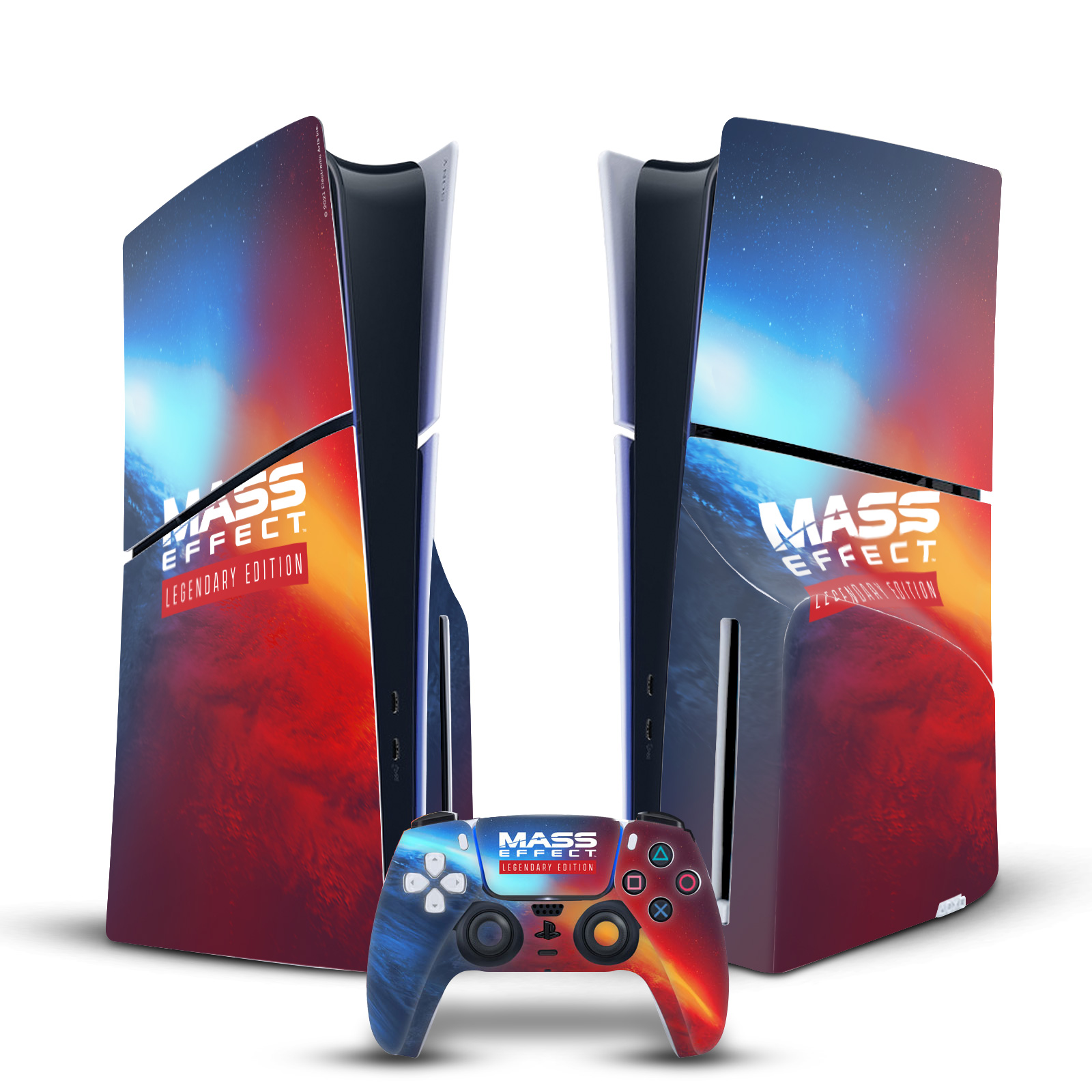 EA BIOWARE MASS EFFECT LEGENDARY GRAPHICS VINYL SKIN FOR PS5 SLIM DISC BUNDLE