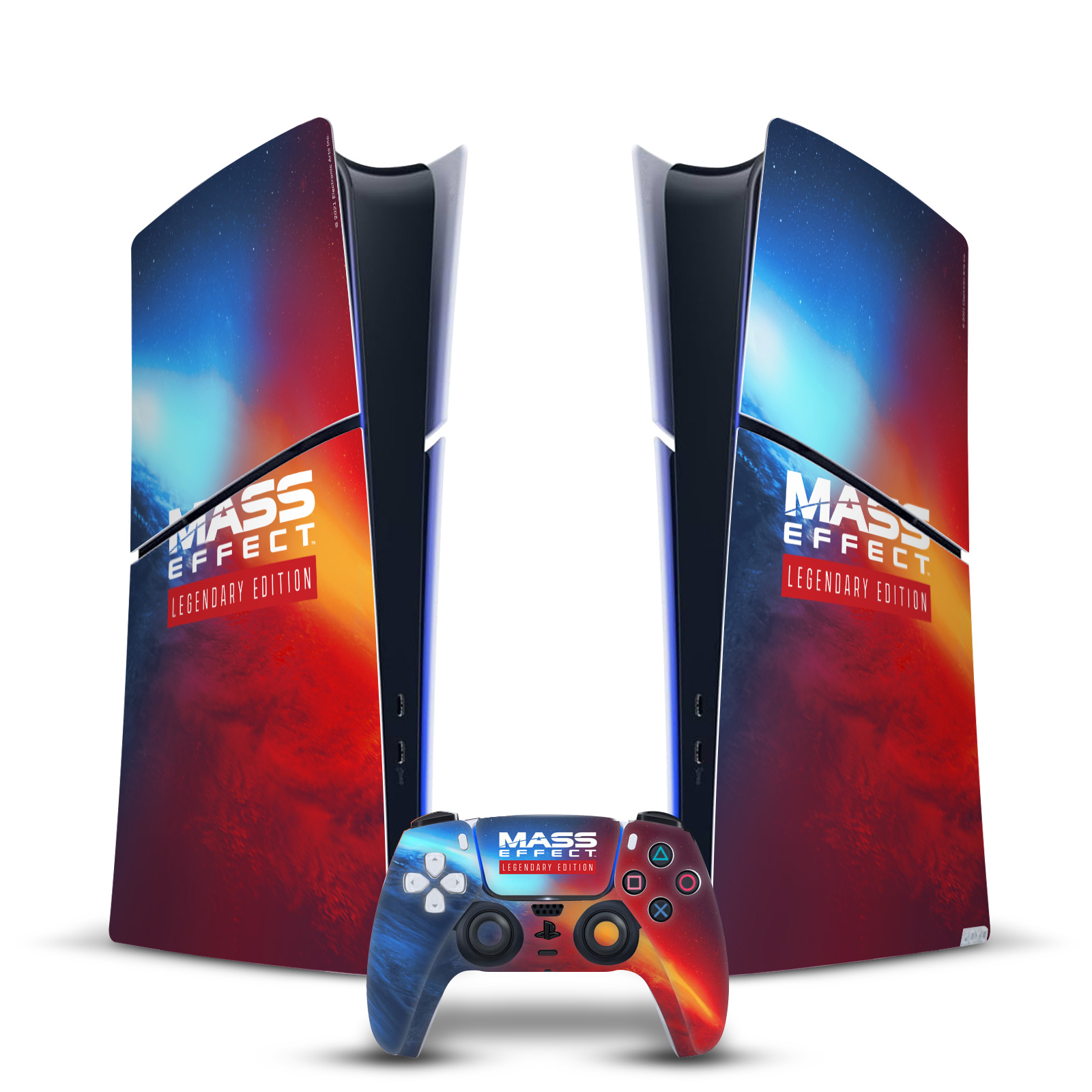 EA BIOWARE MASS EFFECT LEGENDARY GRAPHICS VINYL SKIN FOR PS5 SLIM DIGITAL BUNDLE