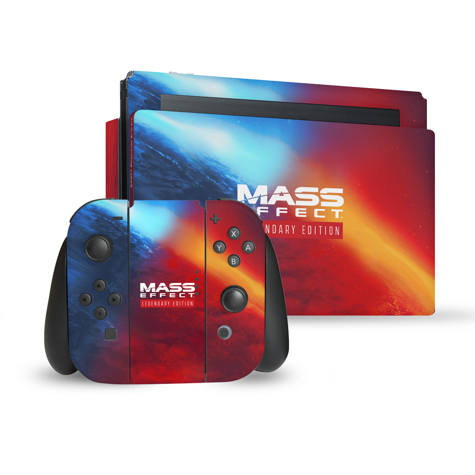 EA BIOWARE MASS EFFECT LEGENDARY GRAPHICS VINYL SKIN FOR NINTENDO SWITCH BUNDLE