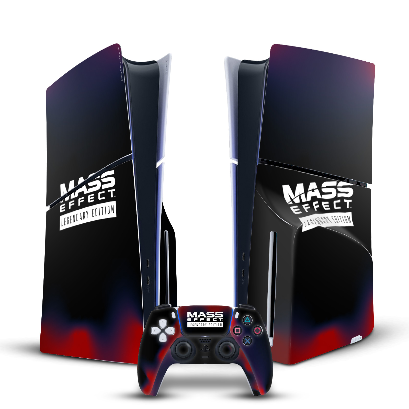 EA BIOWARE MASS EFFECT LEGENDARY GRAPHICS VINYL SKIN FOR PS5 SLIM DISC BUNDLE