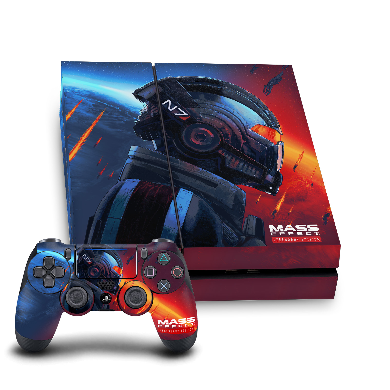 MASS EFFECT LEGENDARY GRAPHICS VINYL SKIN FOR SONY PS4 CONSOLE & CONTROLLER