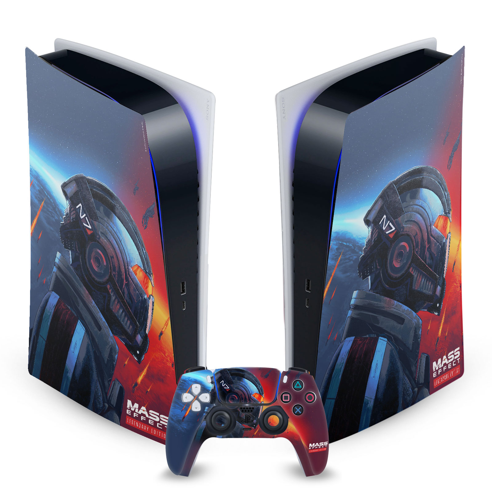 EA BIOWARE MASS EFFECT LEGENDARY VINYL SKIN FOR SONY PS5 DIGITAL EDITION BUNDLE