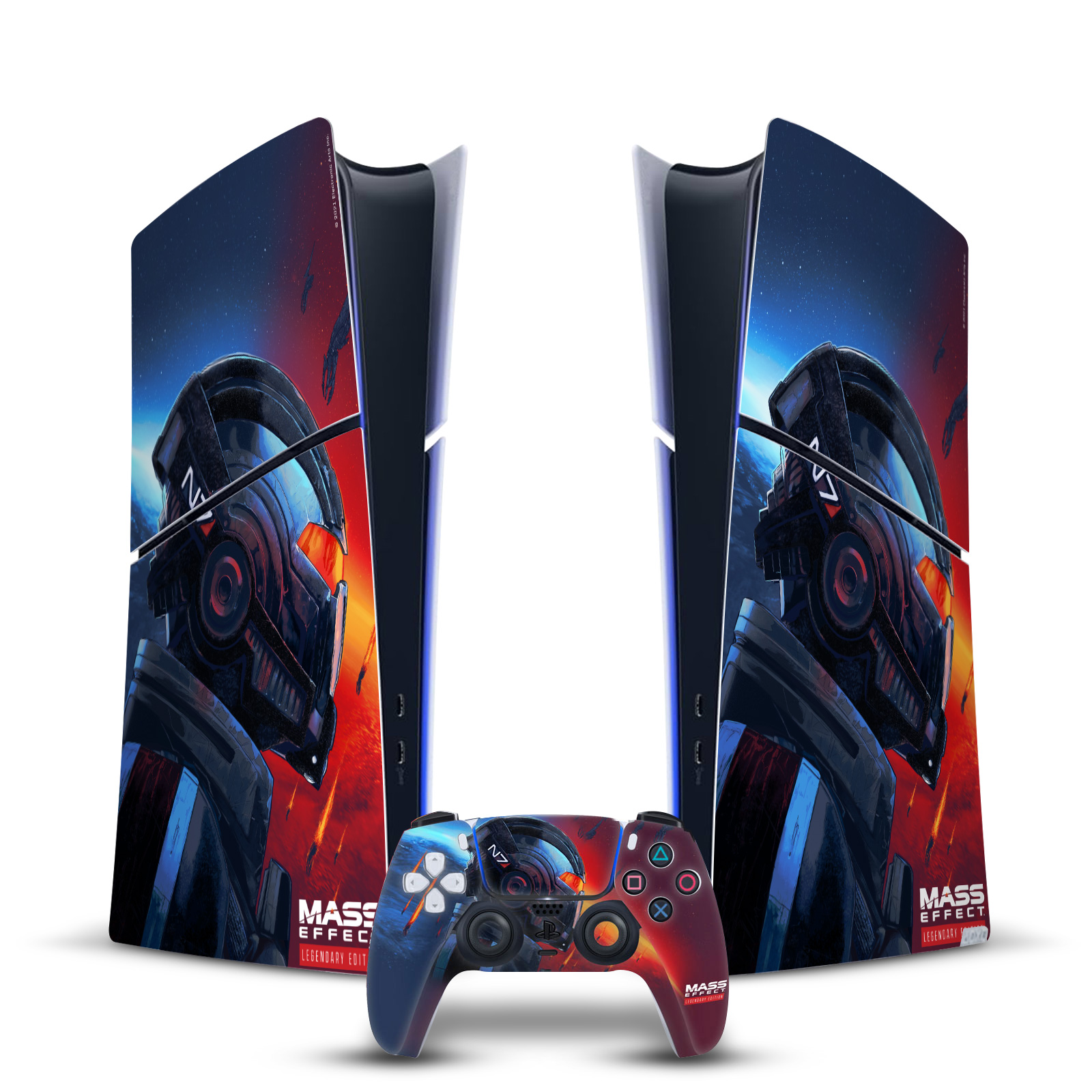 EA BIOWARE MASS EFFECT LEGENDARY GRAPHICS VINYL SKIN FOR PS5 SLIM DIGITAL BUNDLE