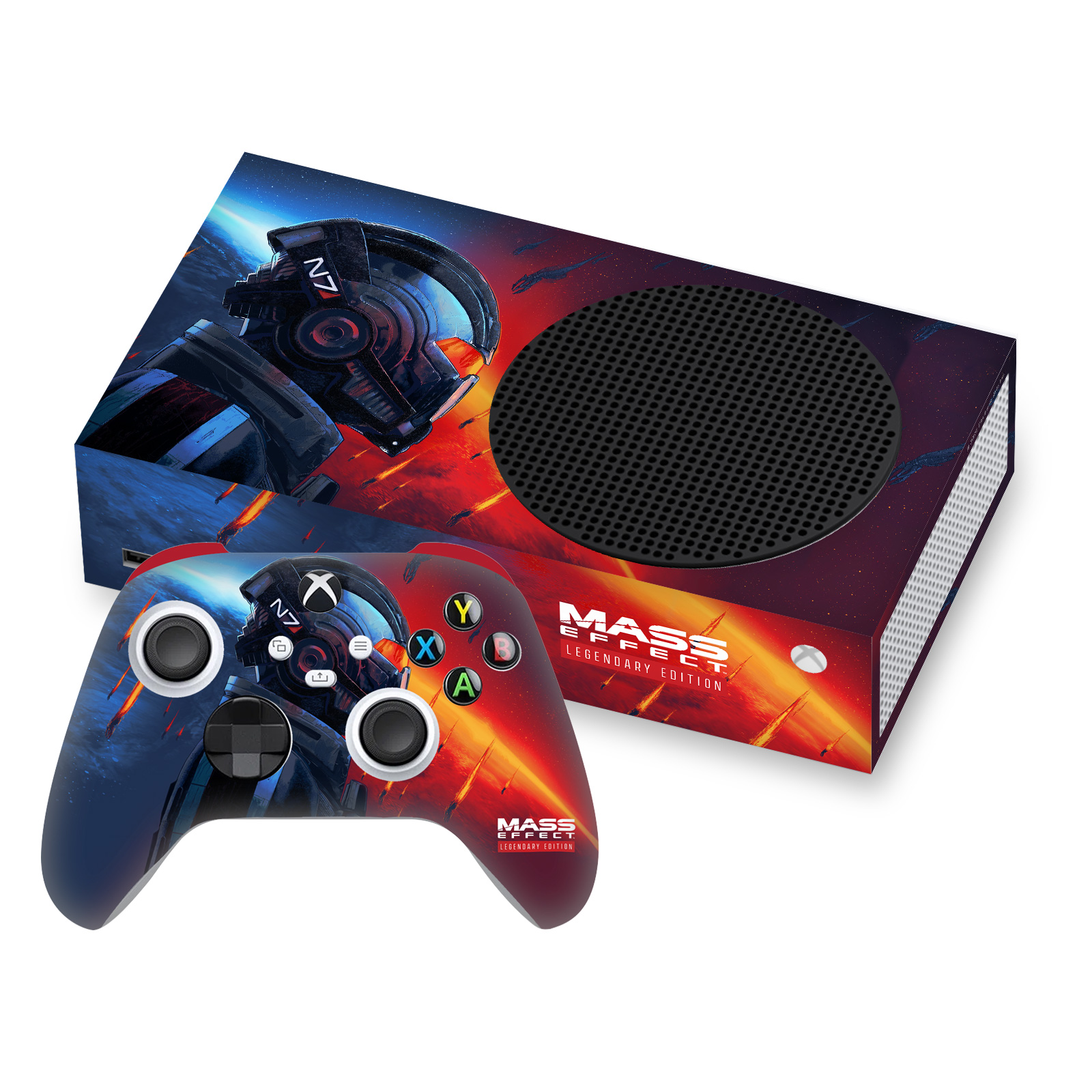 MASS EFFECT LEGENDARY GRAPHICS VINYL SKIN FOR SERIES S CONSOLE & CONTROLLER