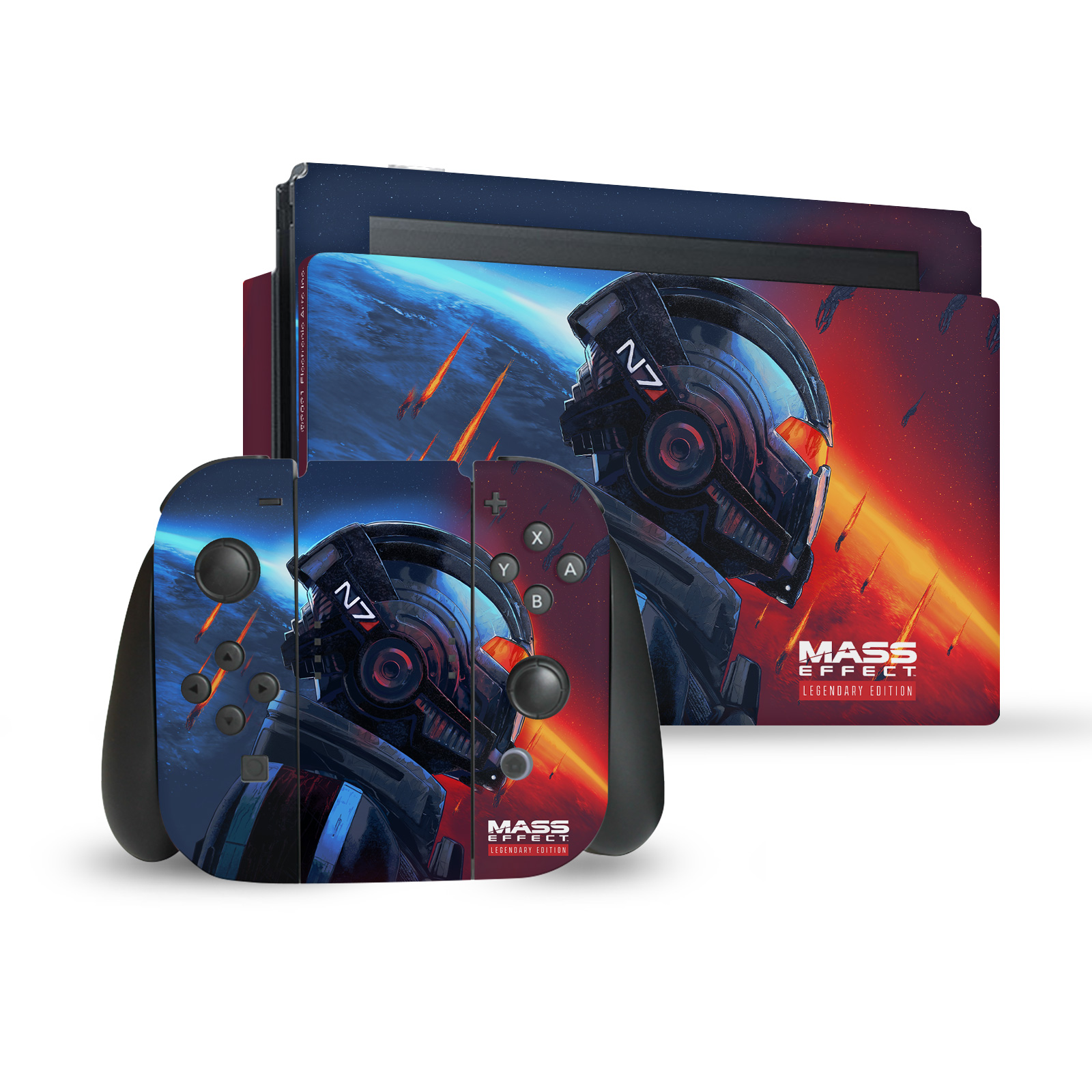 EA BIOWARE MASS EFFECT LEGENDARY GRAPHICS VINYL SKIN FOR NINTENDO SWITCH BUNDLE