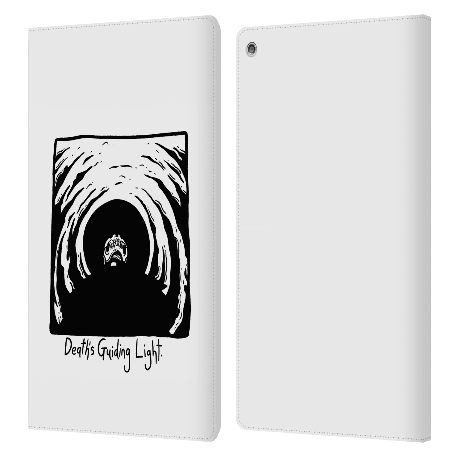 OFFICIAL MATT BAILEY SKULL LEATHER BOOK WALLET CASE COVER FOR AMAZON FIRE - 第 9/19 張圖片
