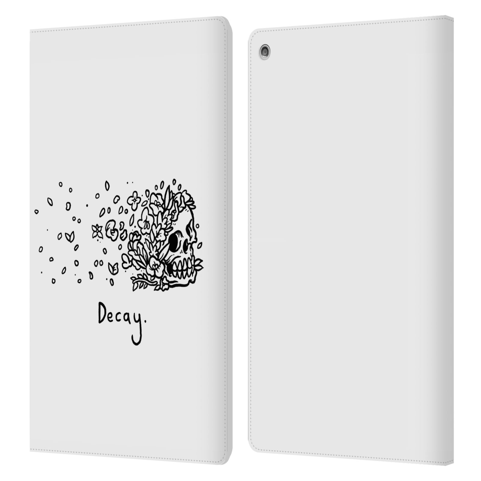 OFFICIAL MATT BAILEY SKULL LEATHER BOOK WALLET CASE COVER FOR AMAZON FIRE - 第 10/19 張圖片