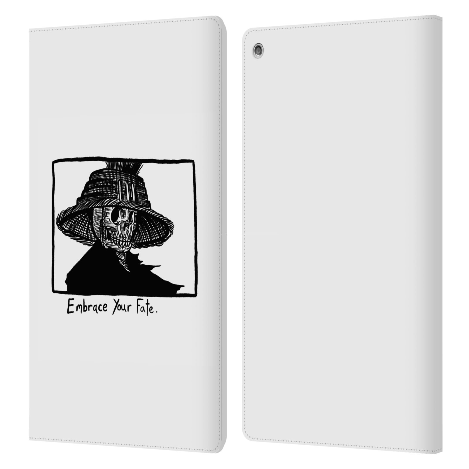 OFFICIAL MATT BAILEY SKULL LEATHER BOOK WALLET CASE COVER FOR AMAZON FIRE - 第 11/19 張圖片